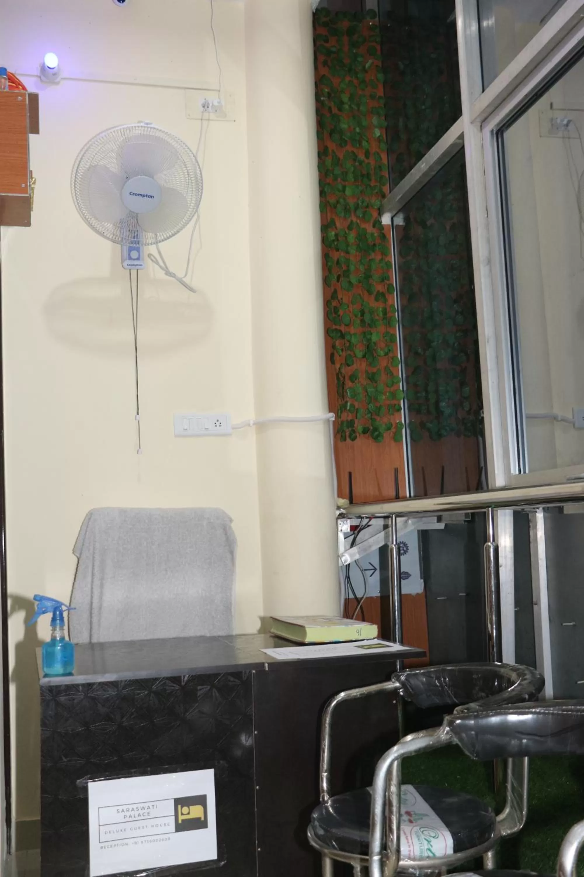 Facade/entrance in Hotel Saraswati Palace