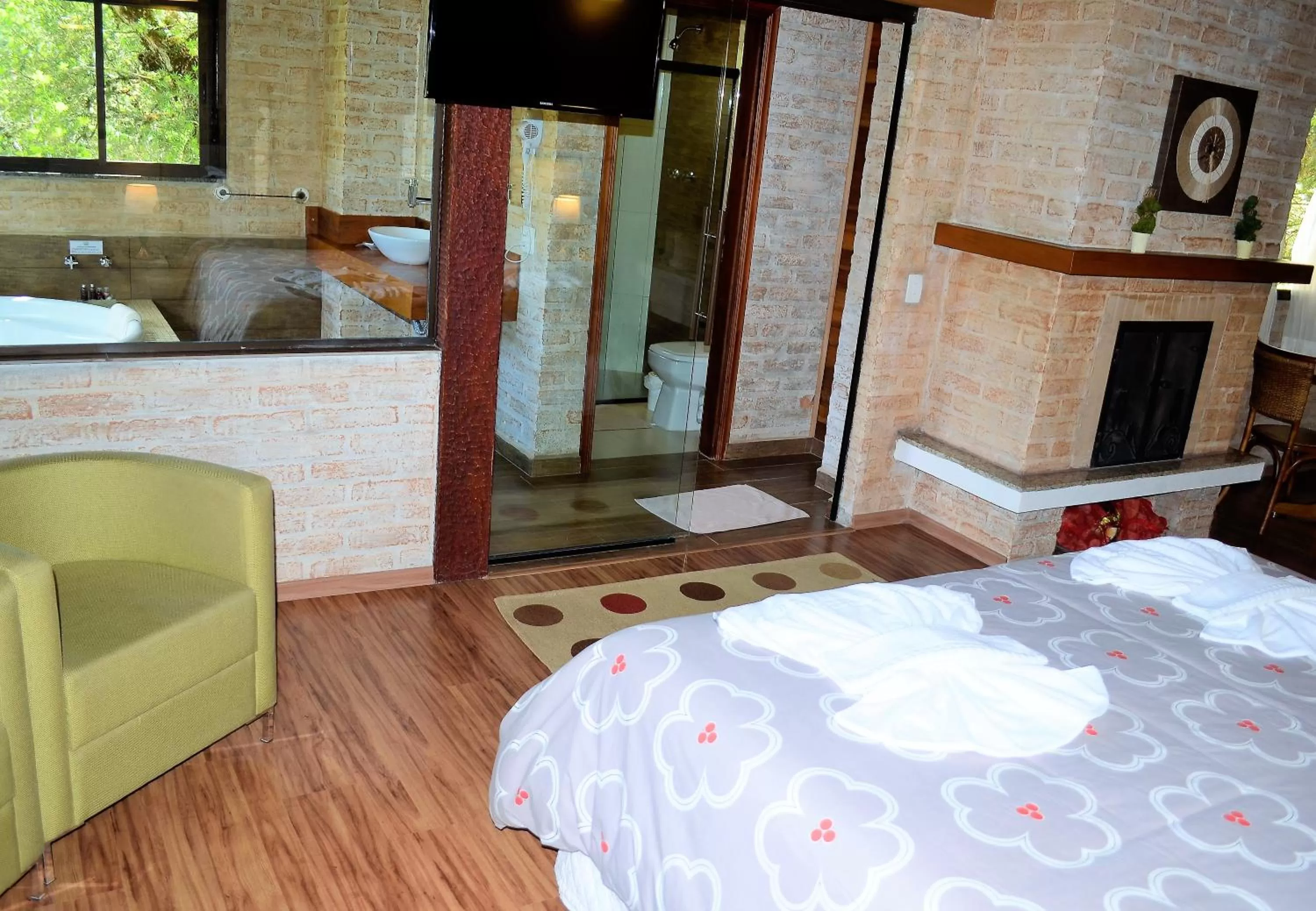 Bed in Pousada Toca Da Coruja