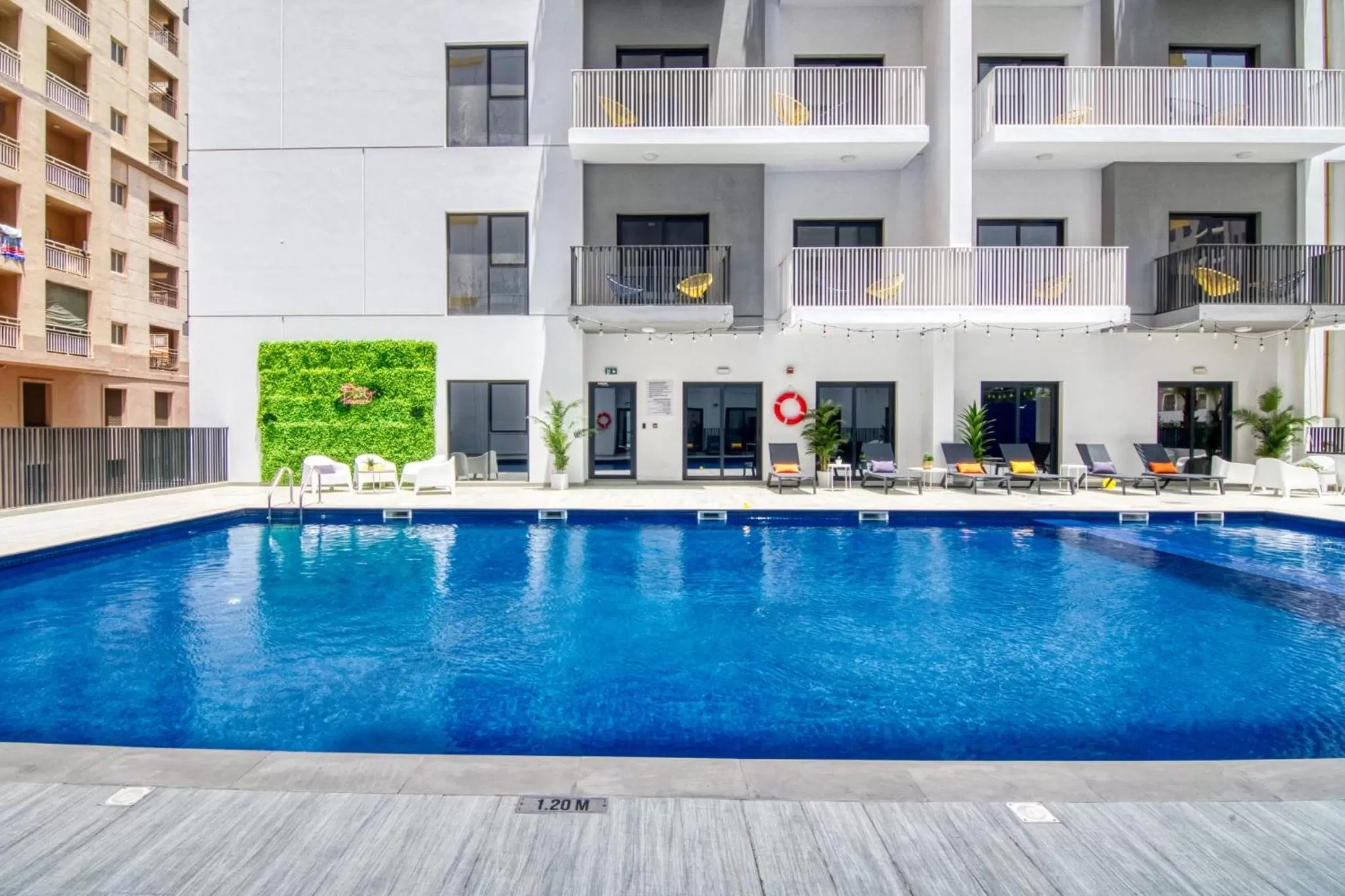 Swimming pool in YouCo coliving Dubai