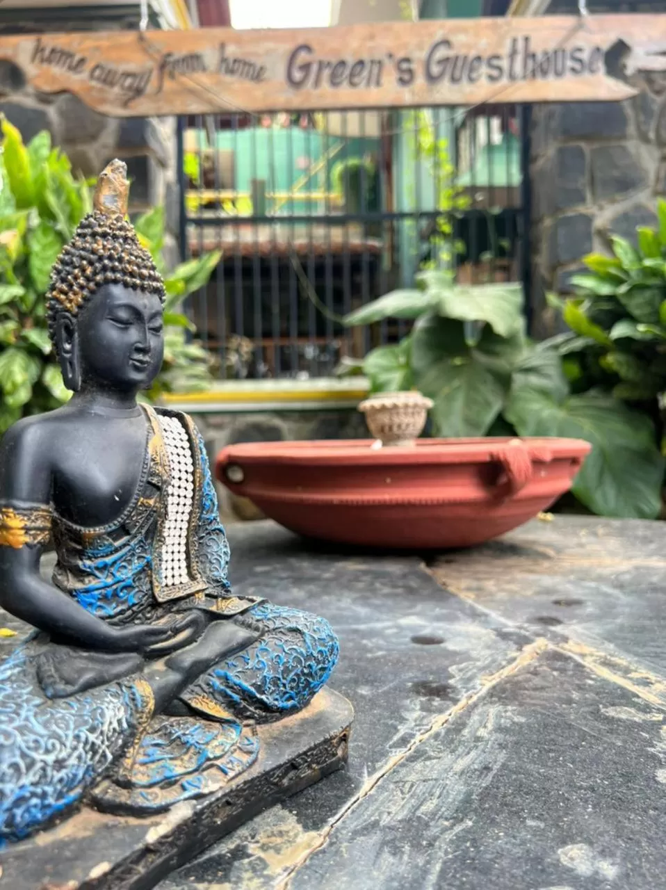 Decorative detail in Green's Guest House