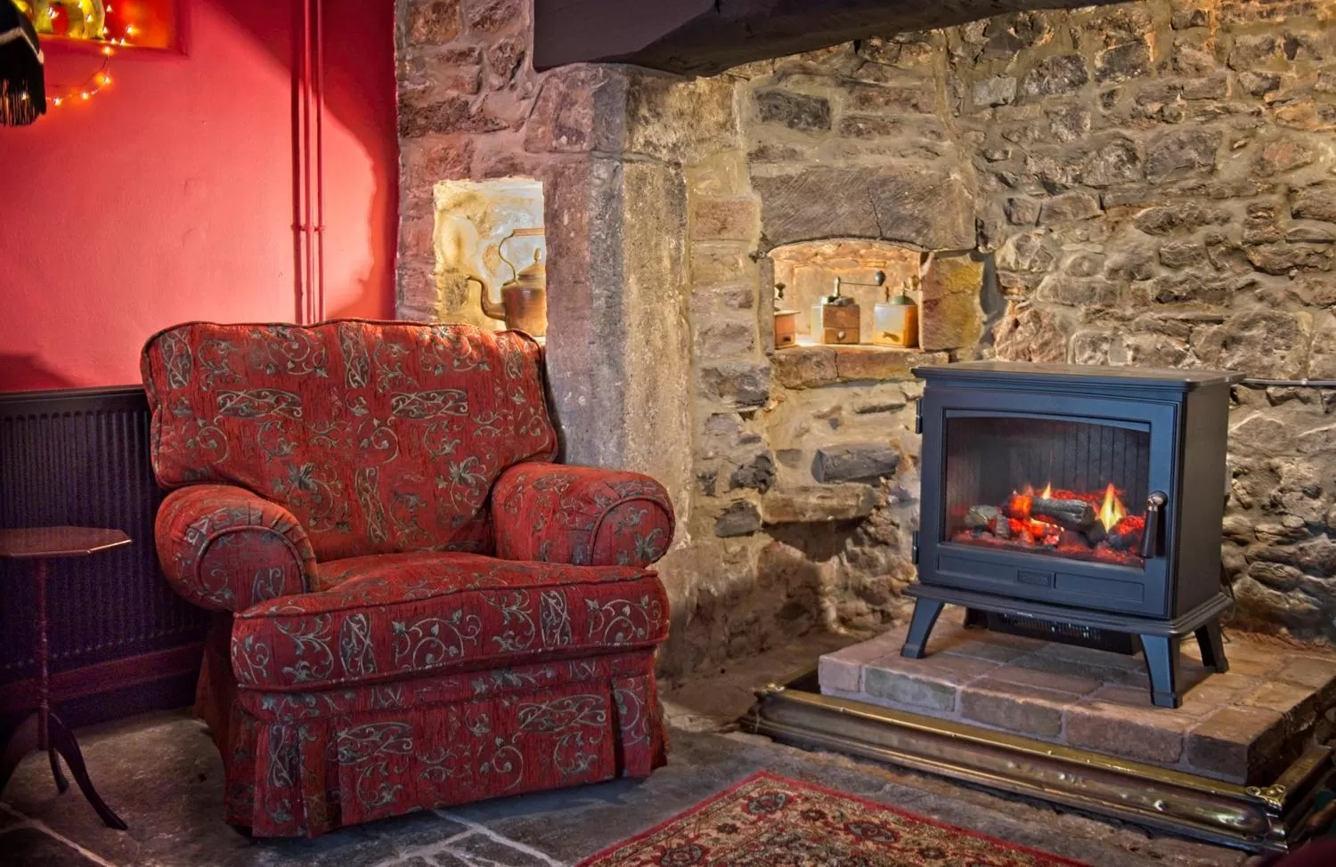 Patio in The Old Vicarage Hotel & Restaurant
