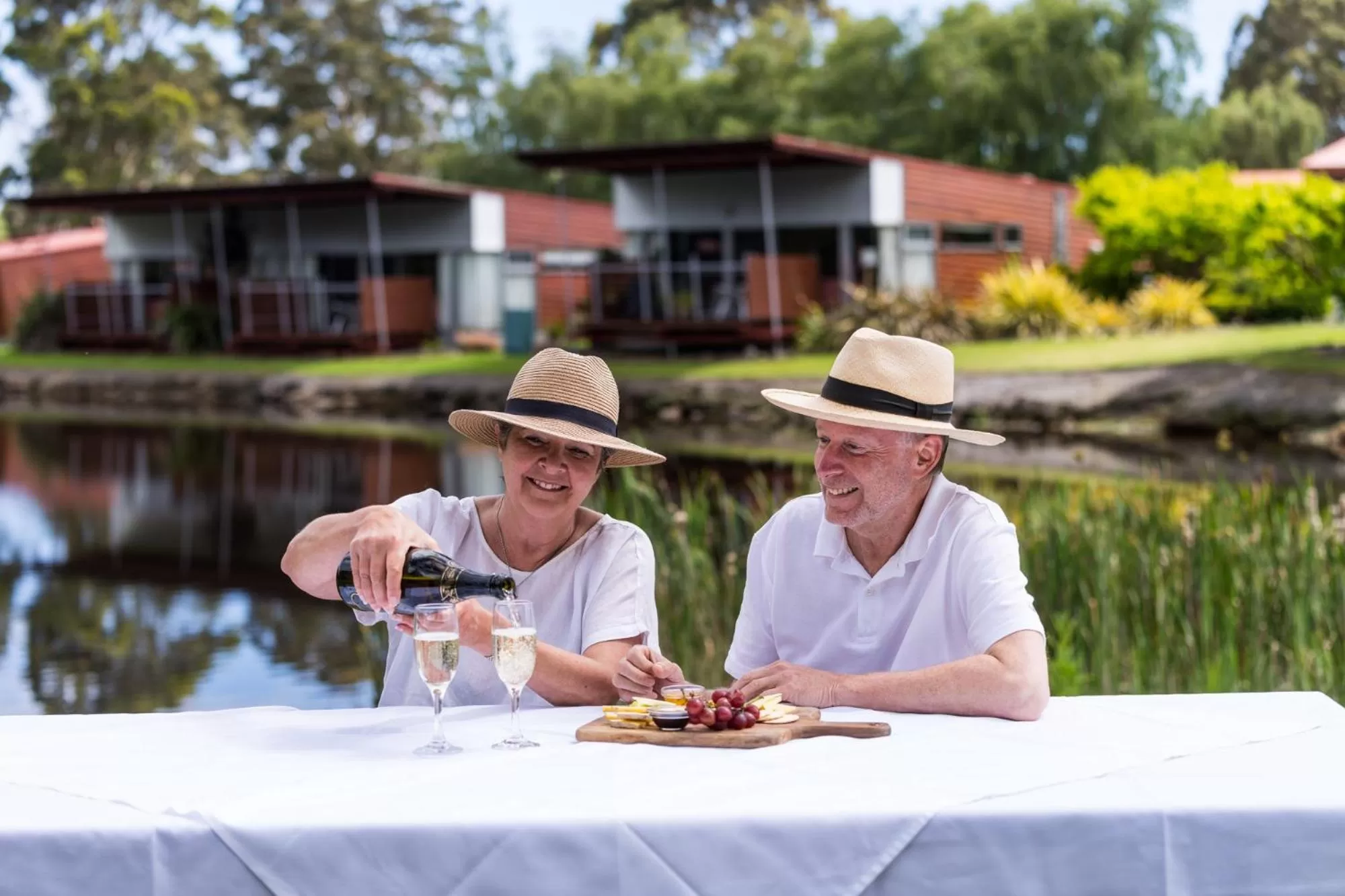 Garden in Tall Timbers Tasmania