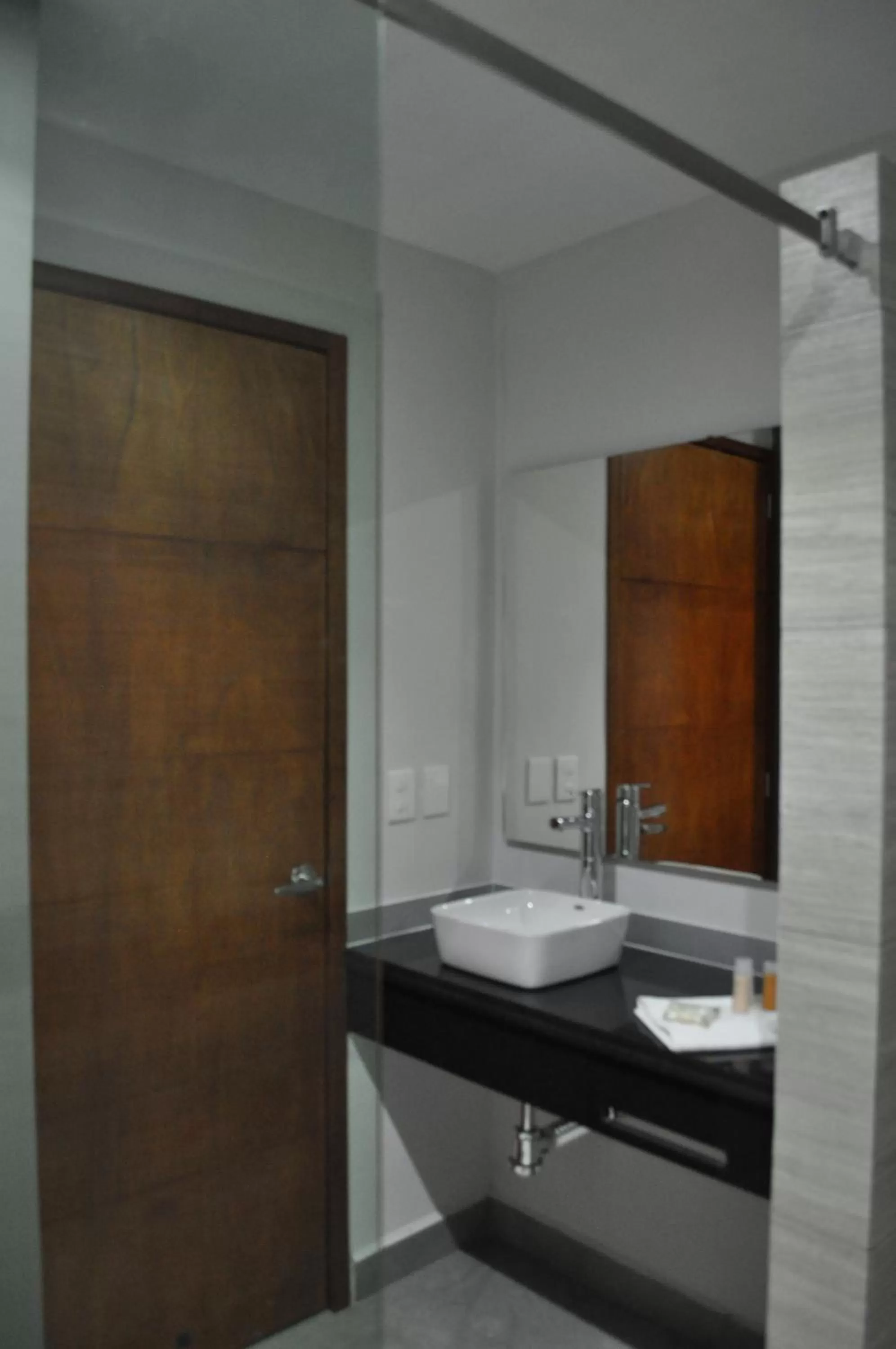 Bathroom, Bed in AMD Hotel