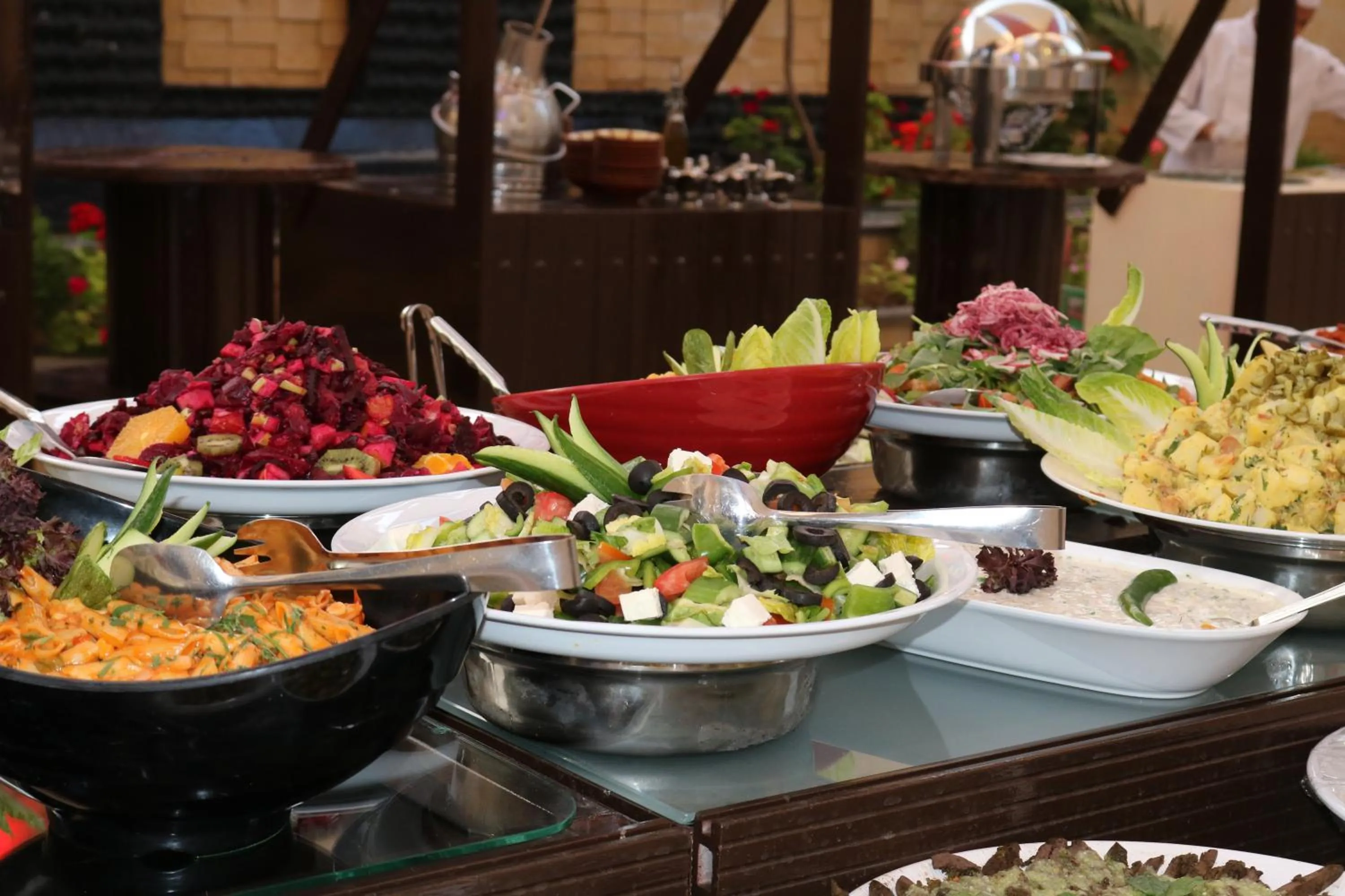 Food and drinks in Olive Tree Amman