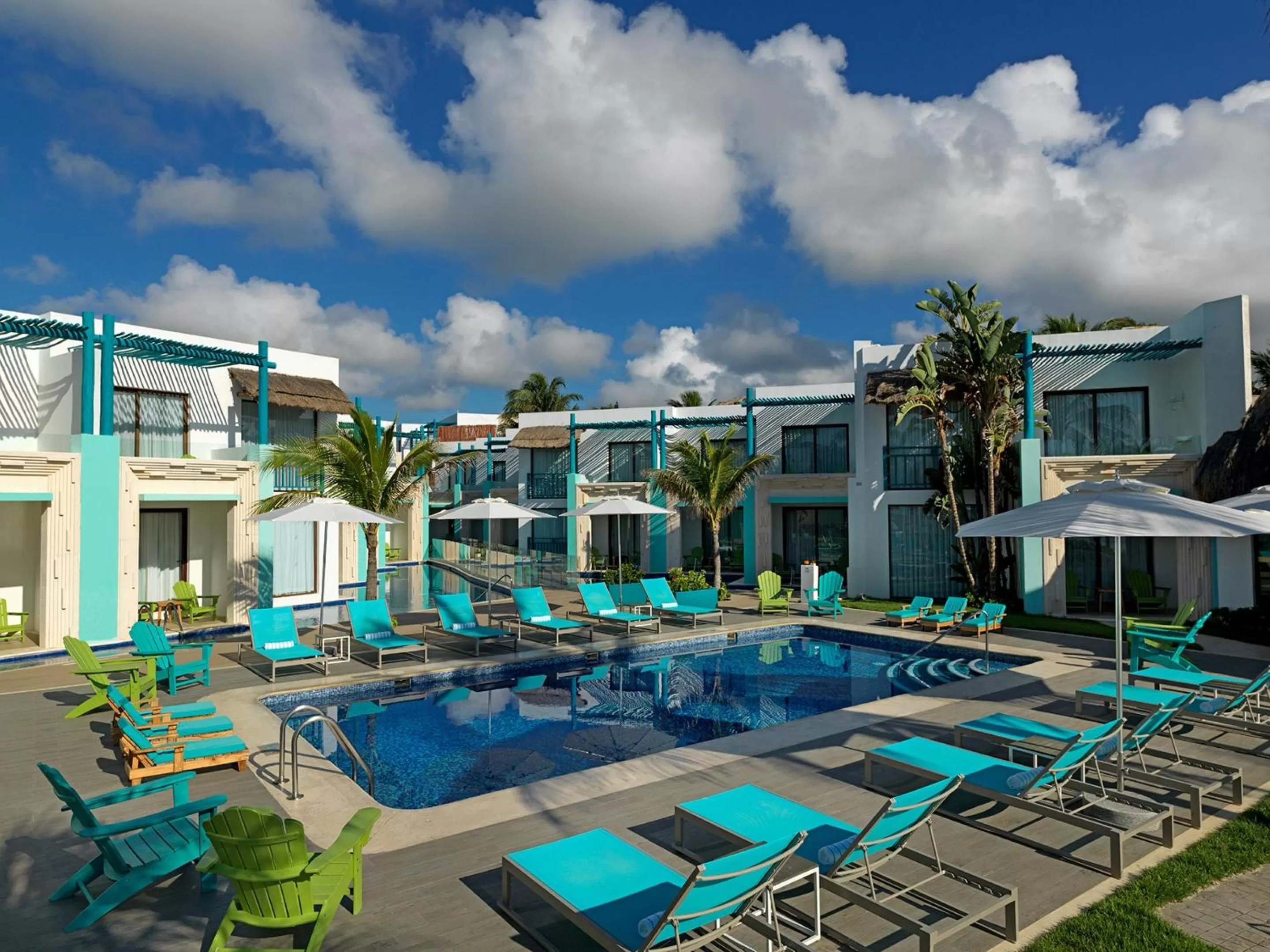 Property building in Margaritaville Island Reserve Riviera Cancún - A Karisma All-Inclusive Experience for All