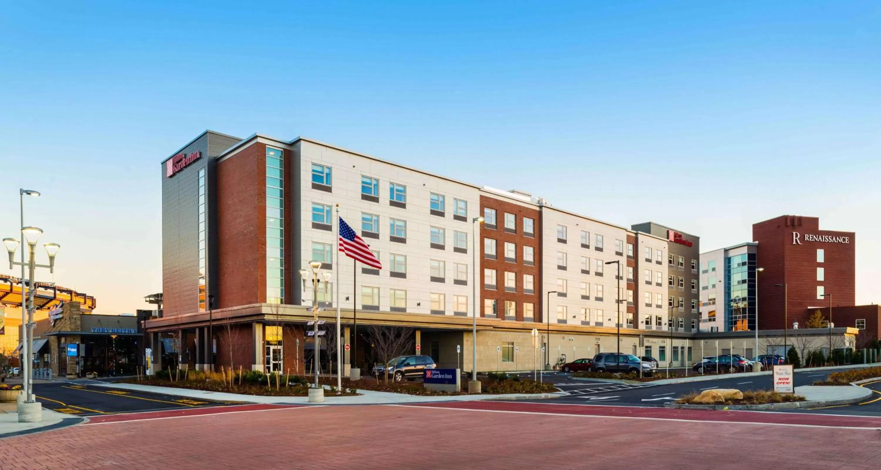Property building in Hilton Garden Inn Foxborough Patriot Place