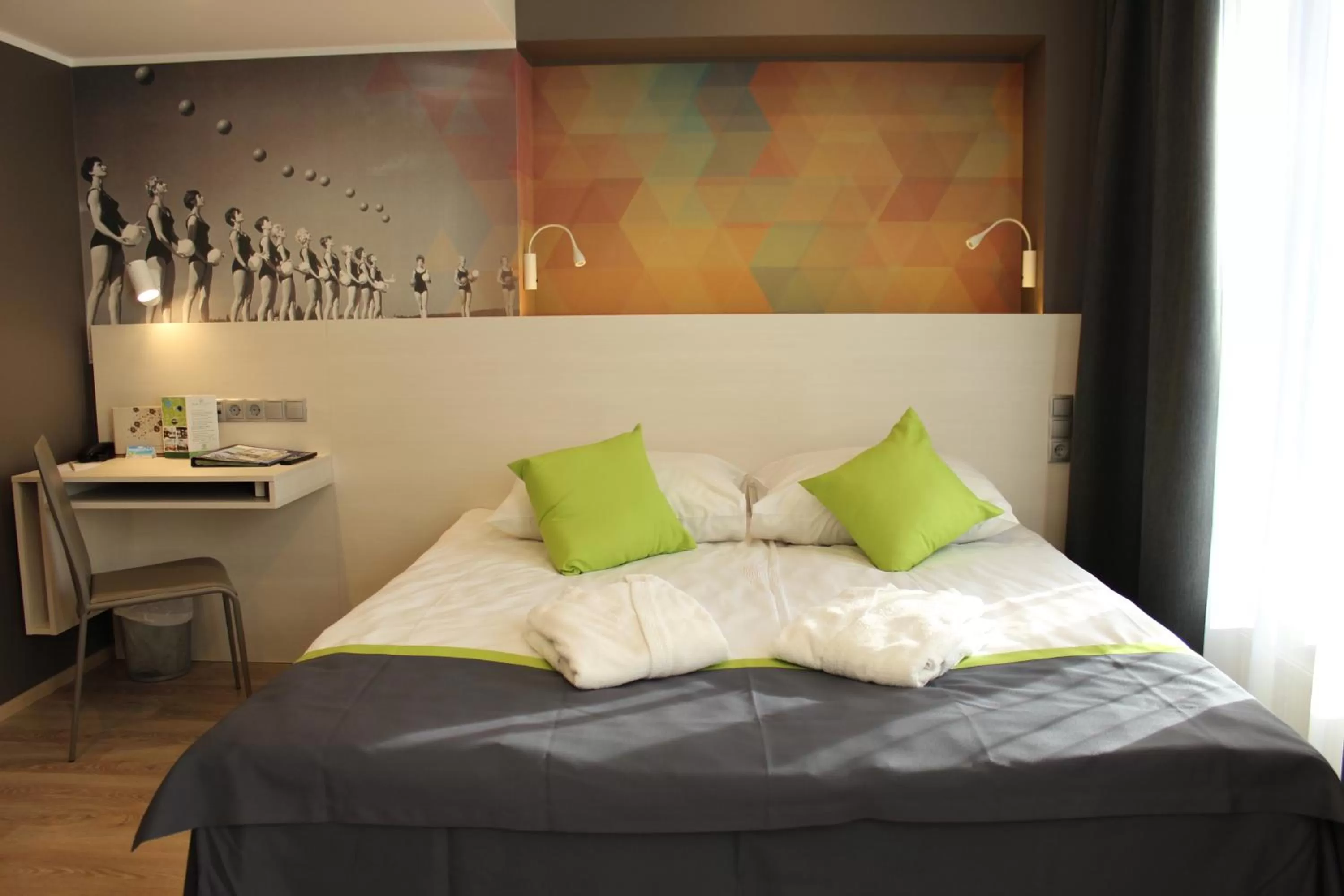 Bed in Kalev Spa Hotel & Waterpark