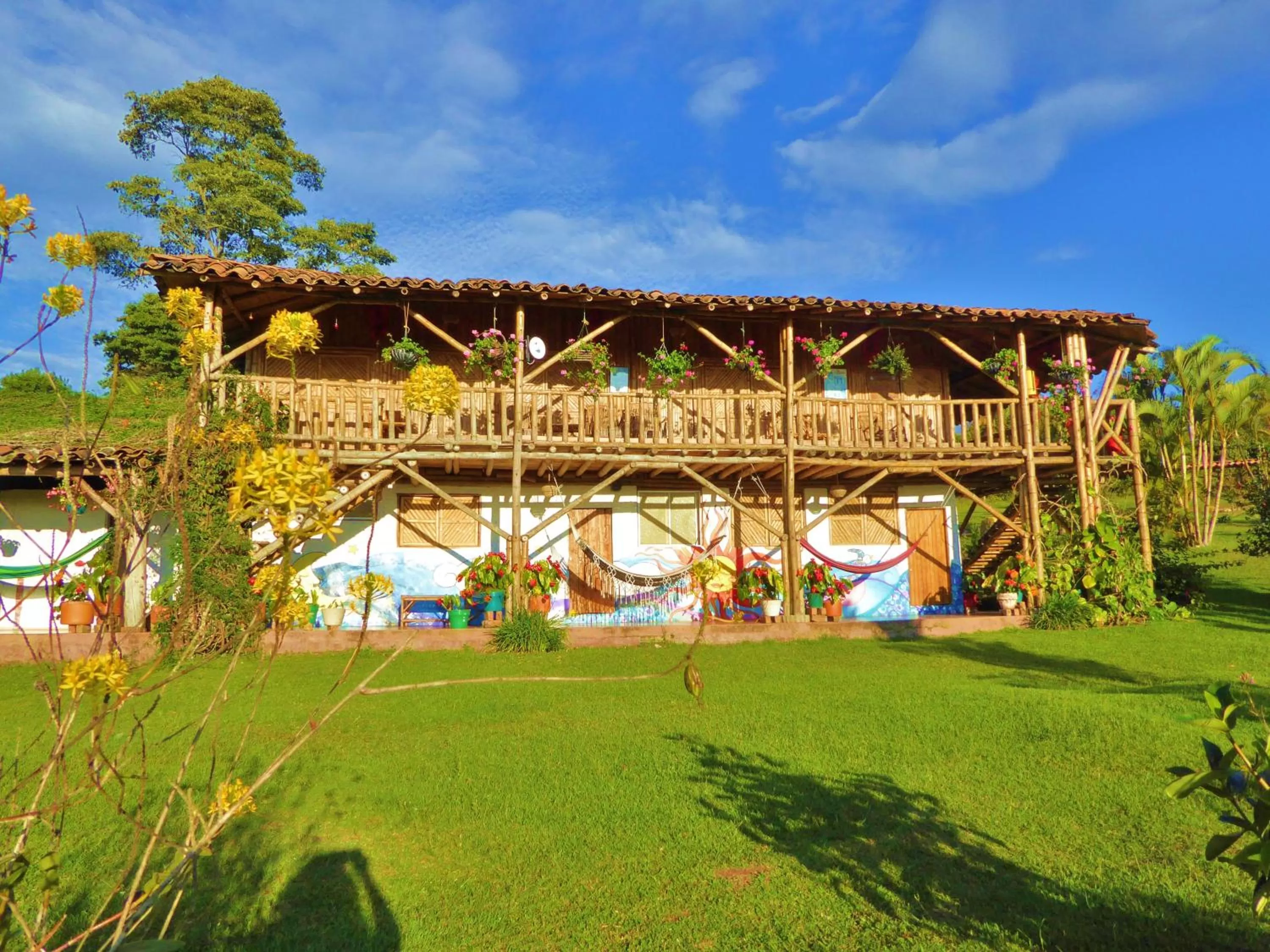 Facade/entrance in Finca El Cielo