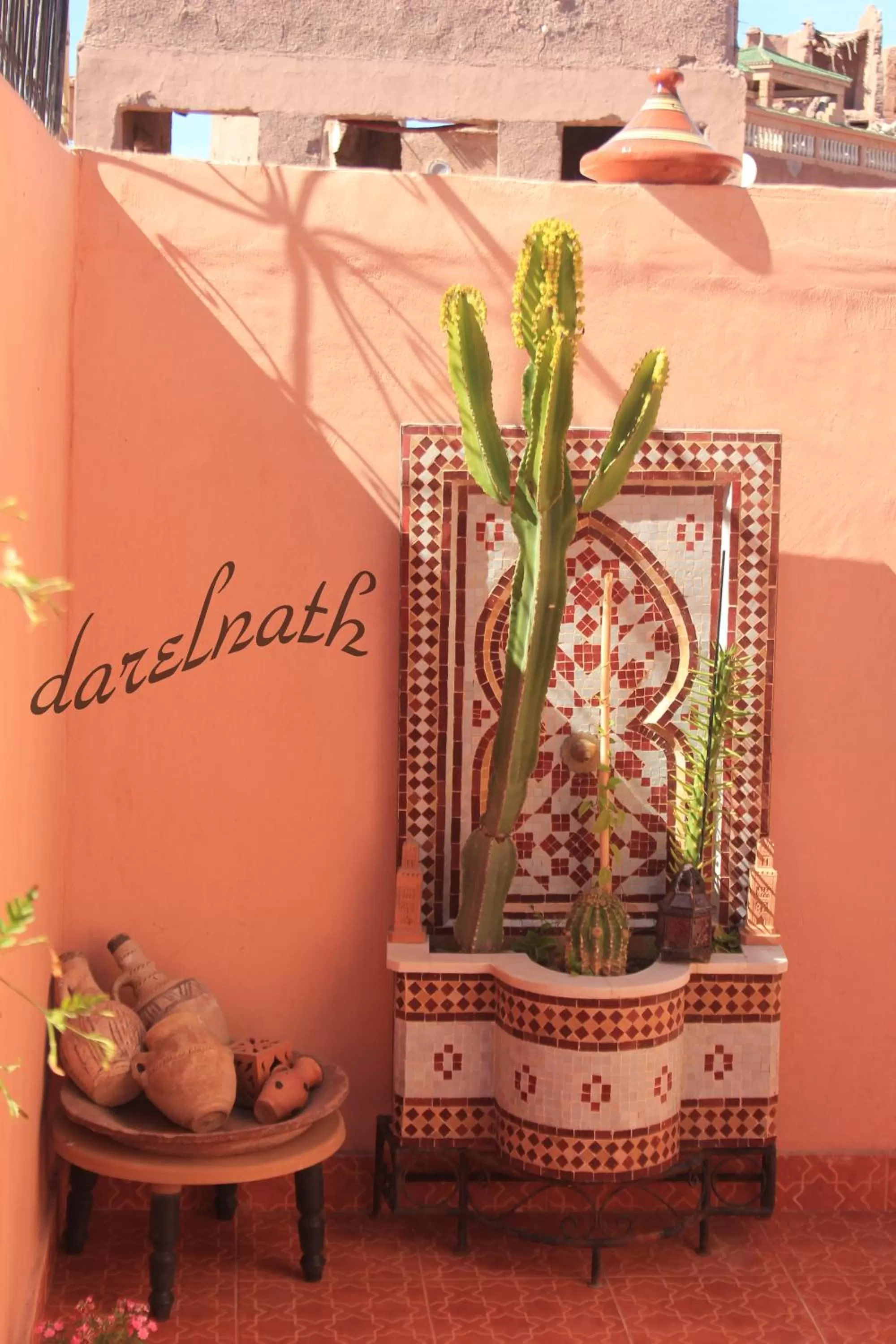 Decorative detail in Maison d'hôtes Dar El Nath