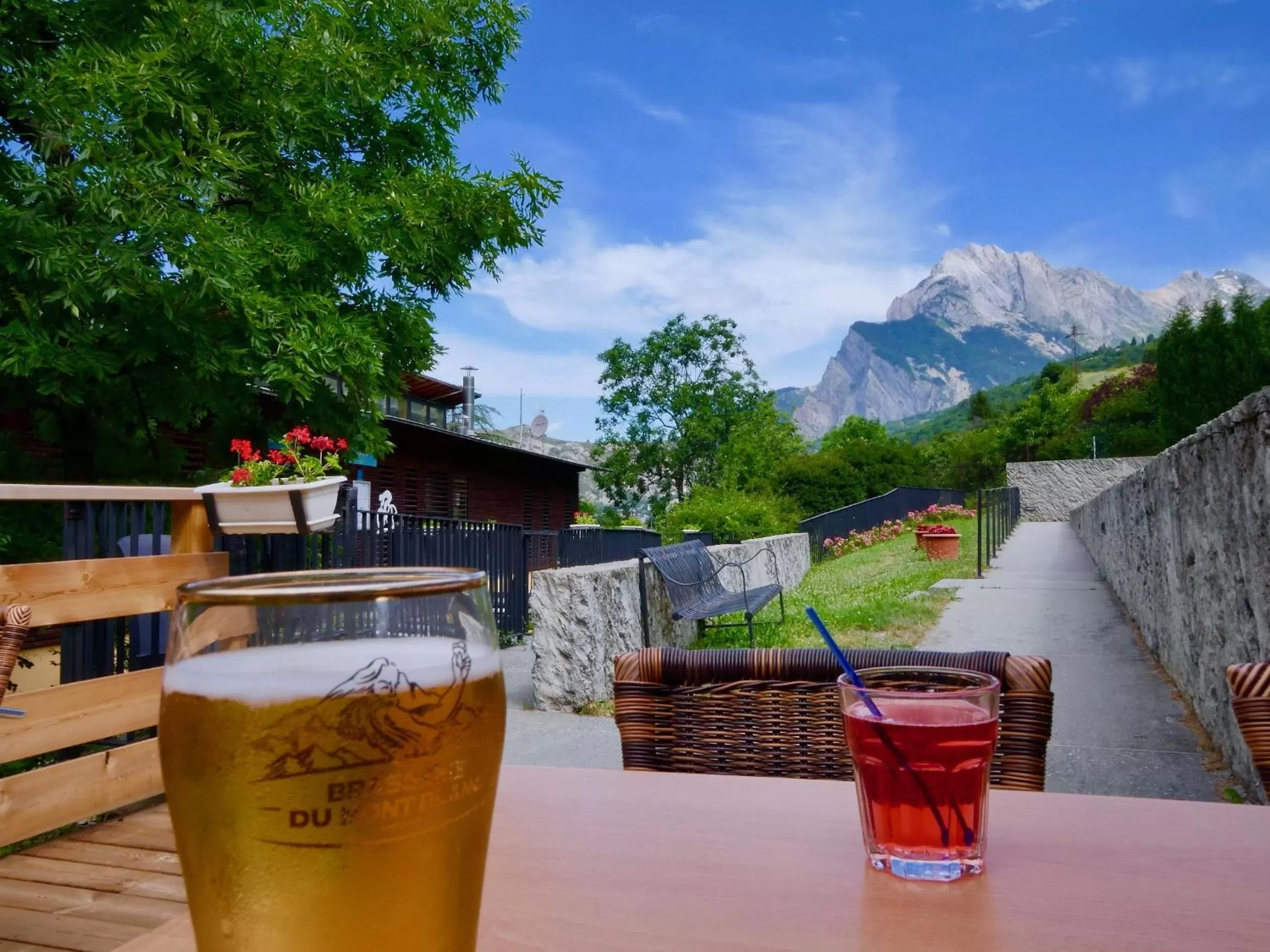 Balcony/Terrace in Hôtel Le Marintan