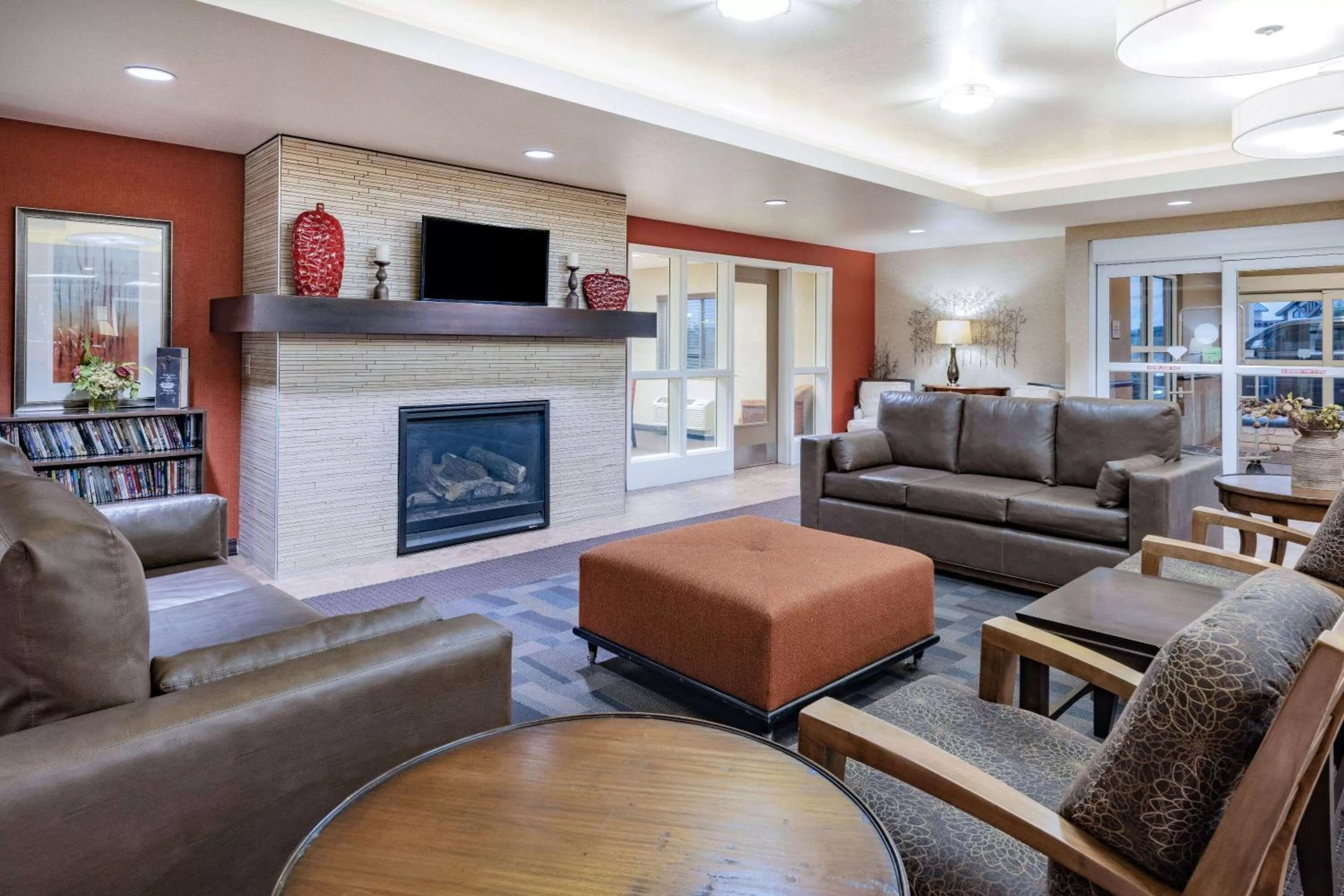 Lobby or reception in Hawthorn Extended Stay by Wyndham Dickinson