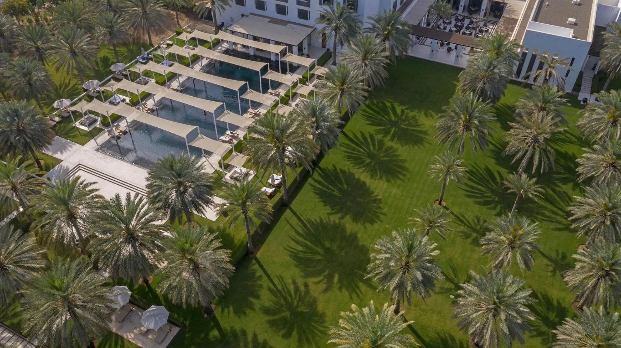 Bird's eye view in The Chedi Muscat