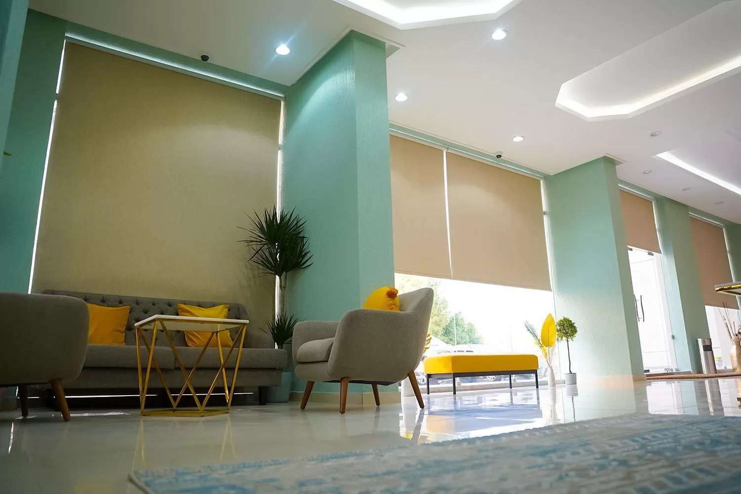 Lobby or reception in BHomed Salmiya