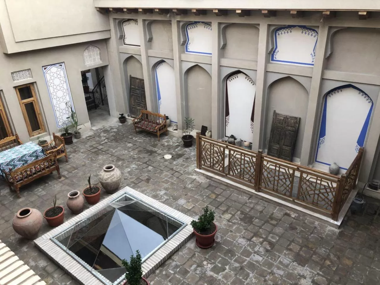 Patio in As-Salam Boutique Hotel
