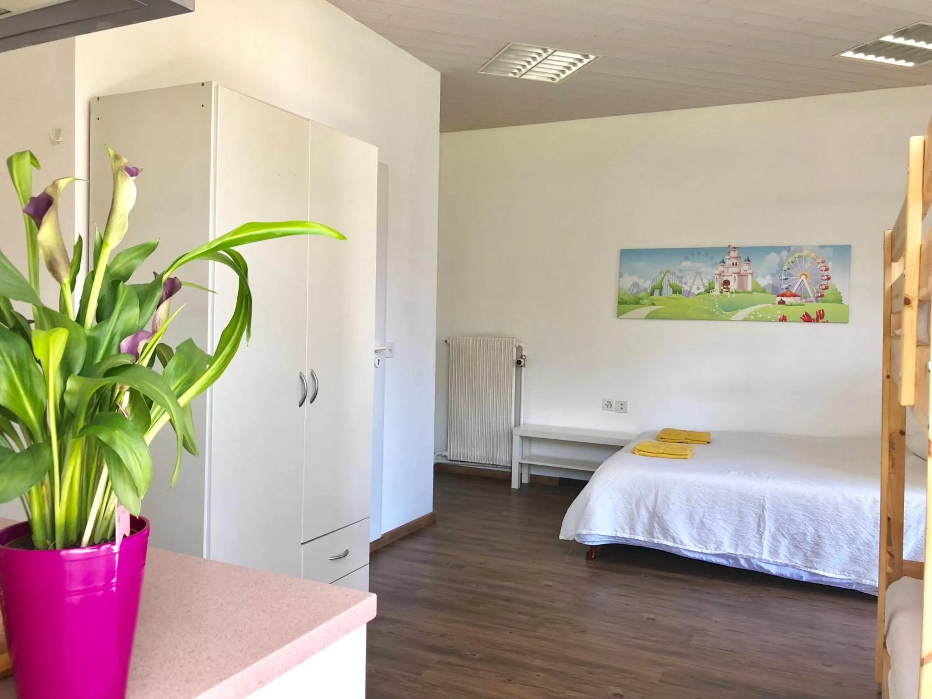 Quadruple Room with Balcony in Interlaken Marco Hostel