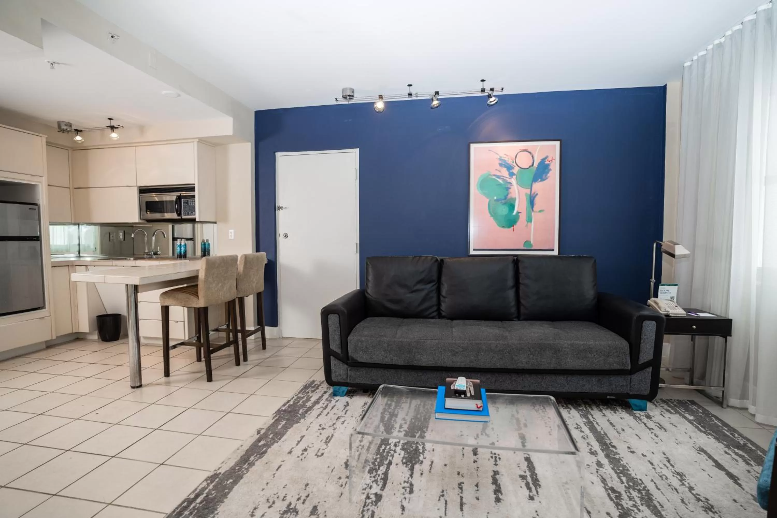 Living room in The Sagamore Hotel South Beach