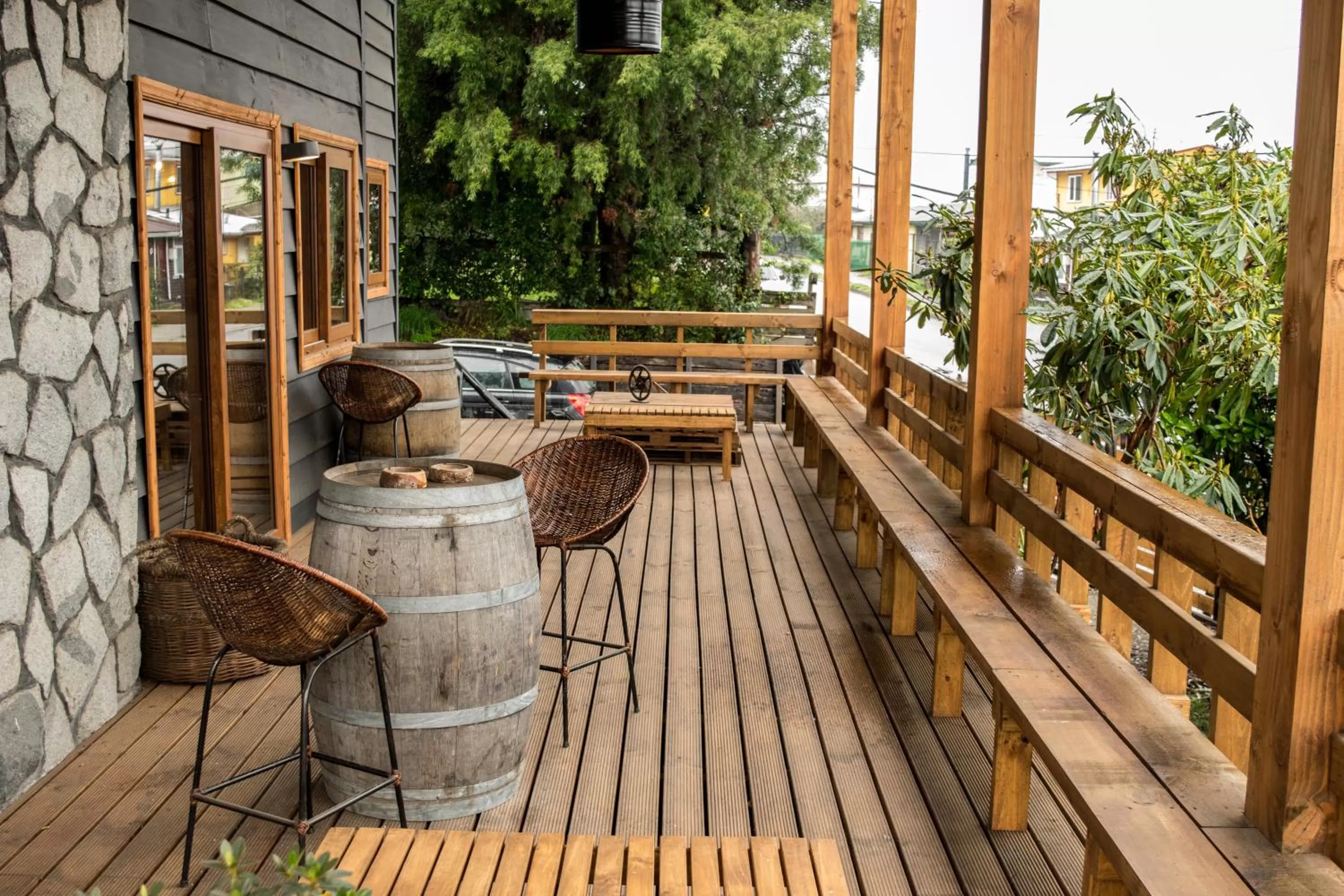 Balcony/Terrace in Hotel 381 Panguipulli