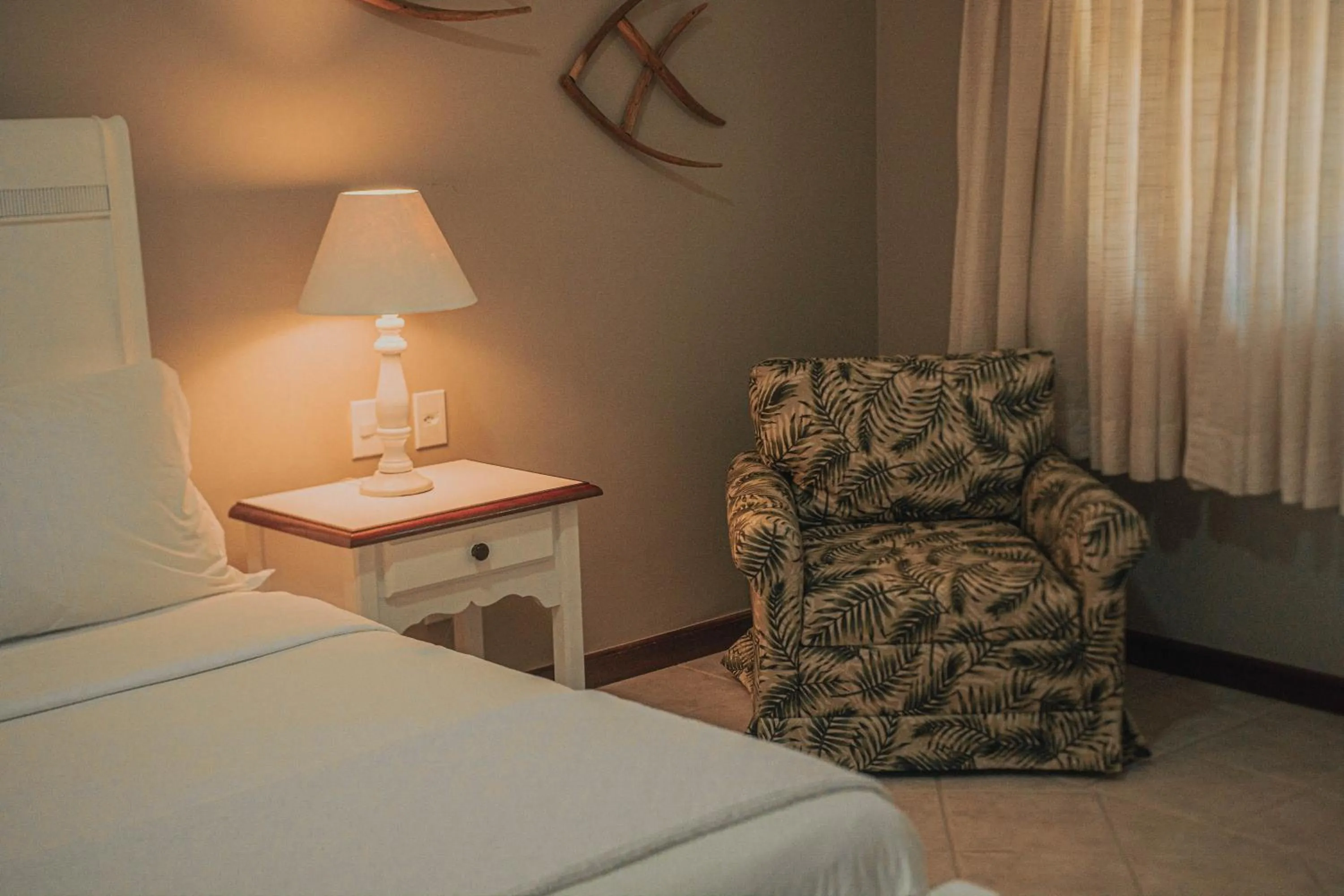 Bed in Vila Angatu Eco Resort & SPA