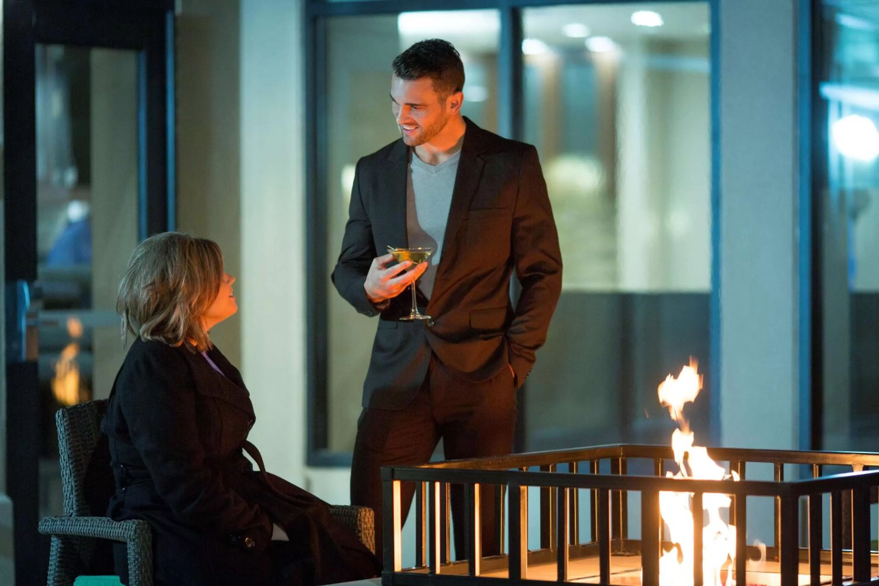 Patio in Longview Hilton Garden Inn