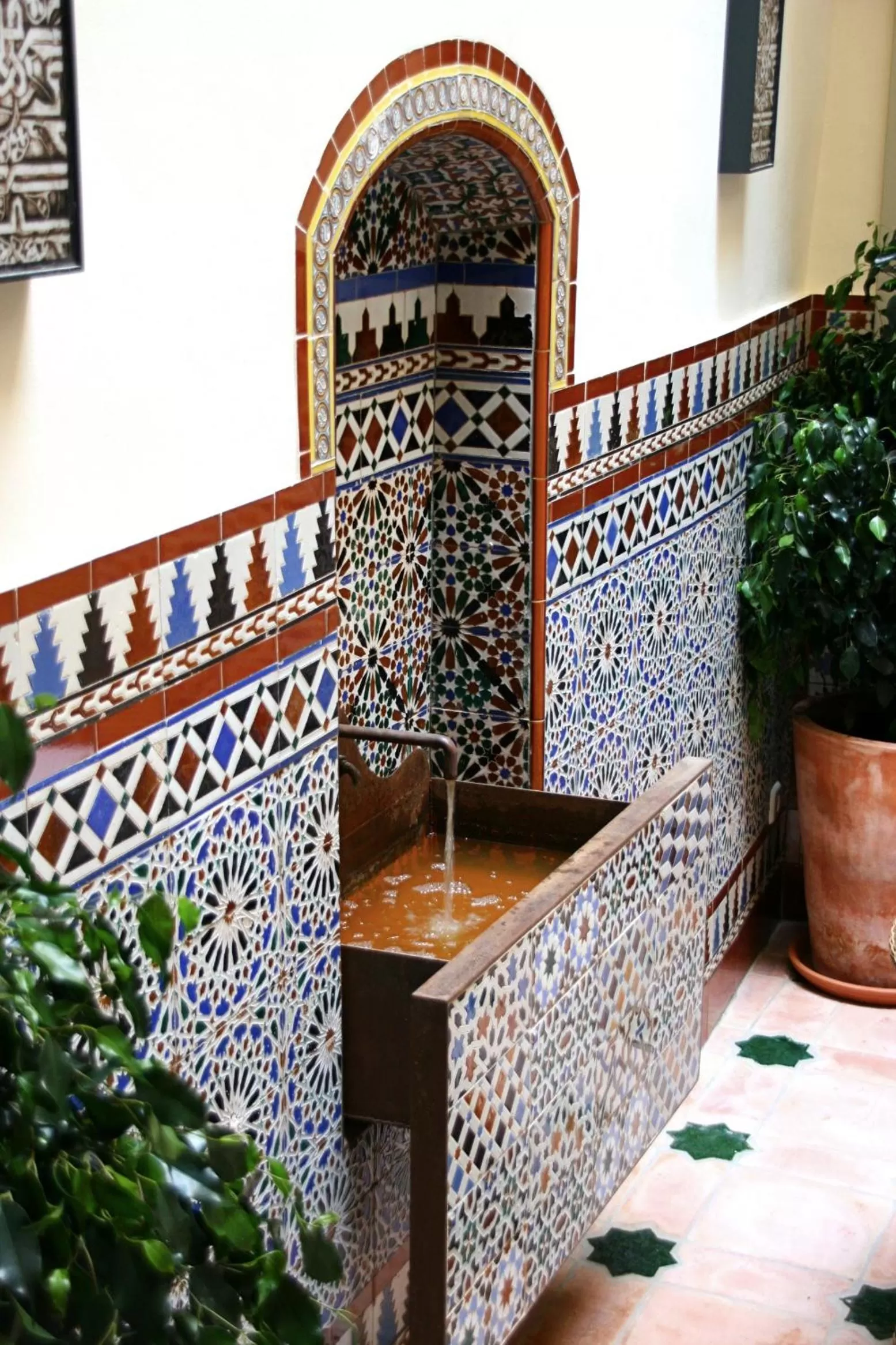 Decorative detail in Hotel Boutique Casas de Santa Cruz