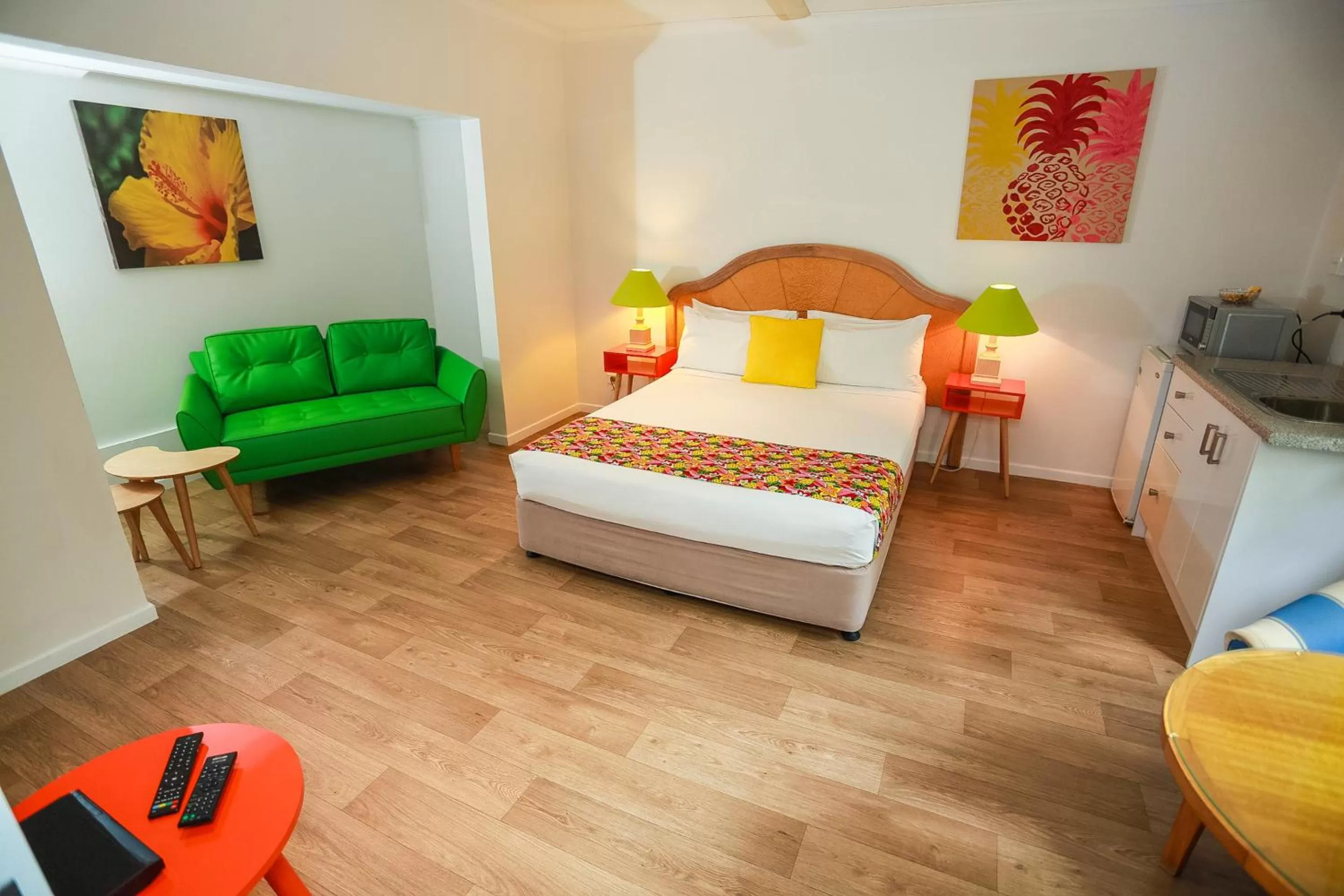 Bed in Port Douglas Motel