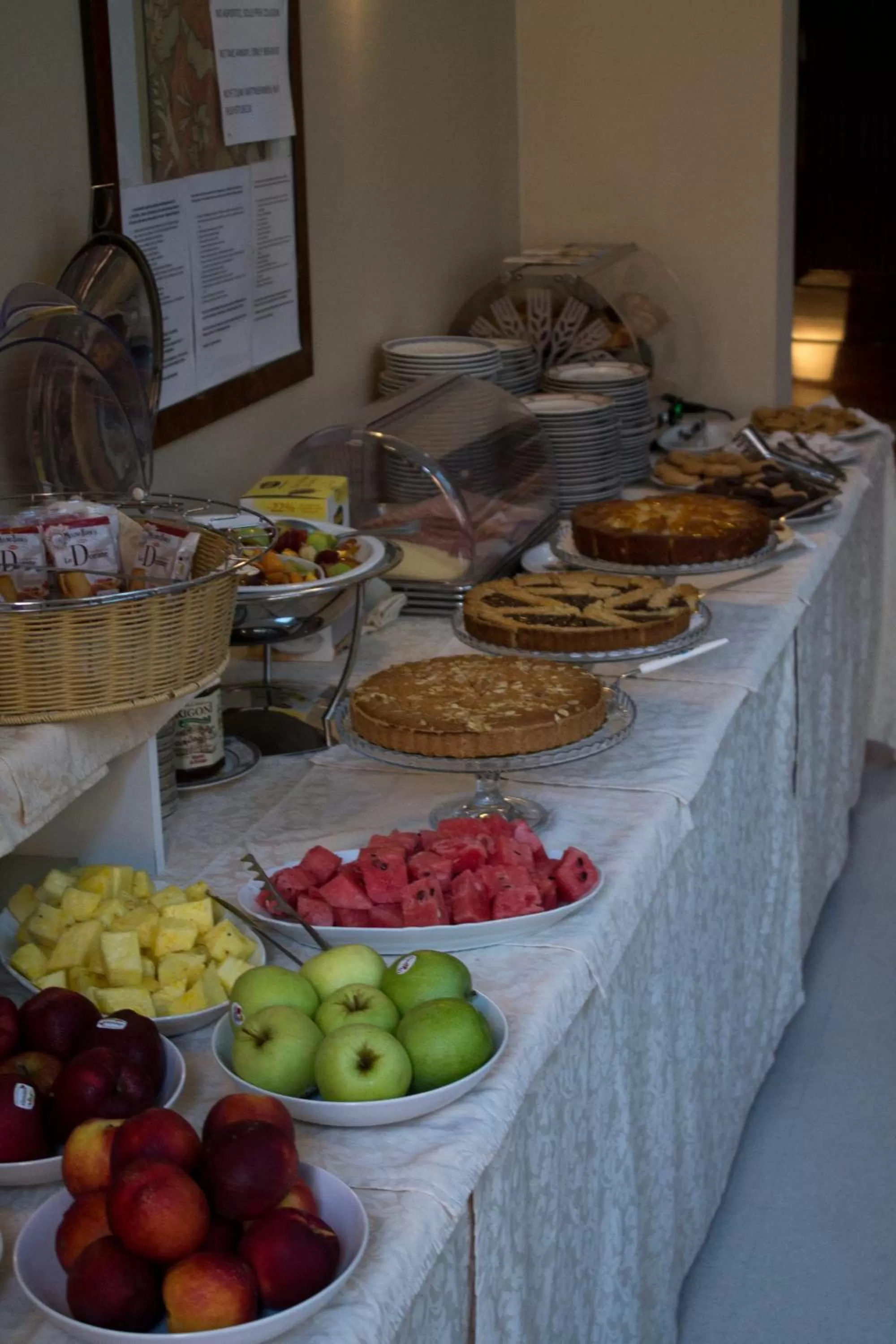Continental breakfast in Hotel Enrichetta