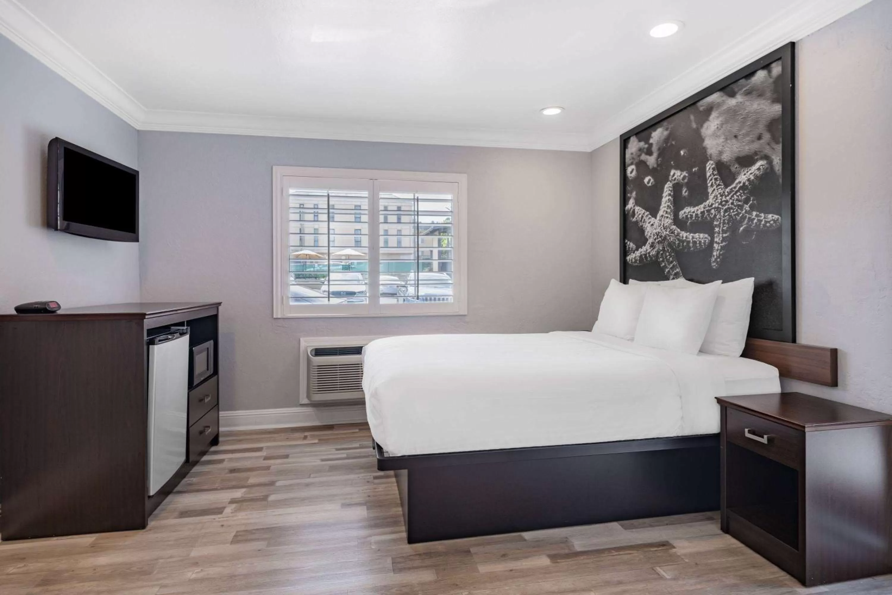 Photo of the whole room, Bed in Aura Inn Monterey