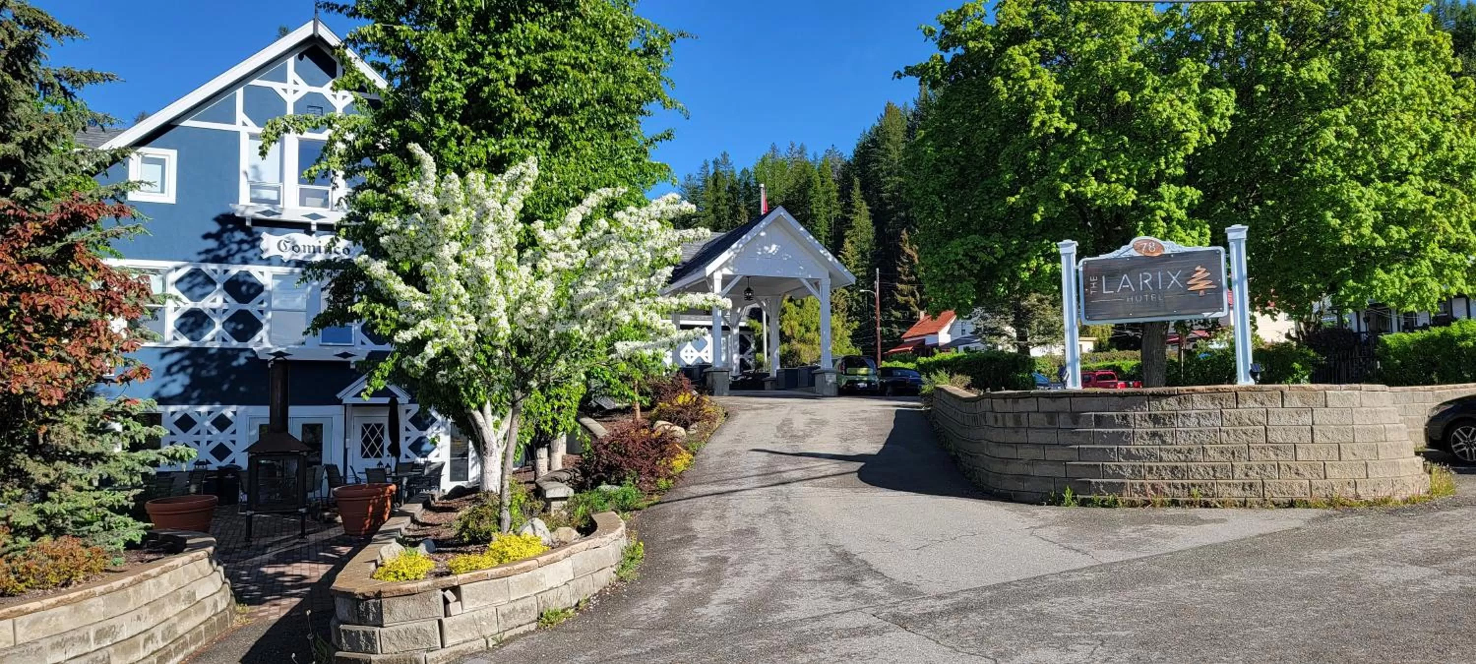 Property Building in The Larix Hotel