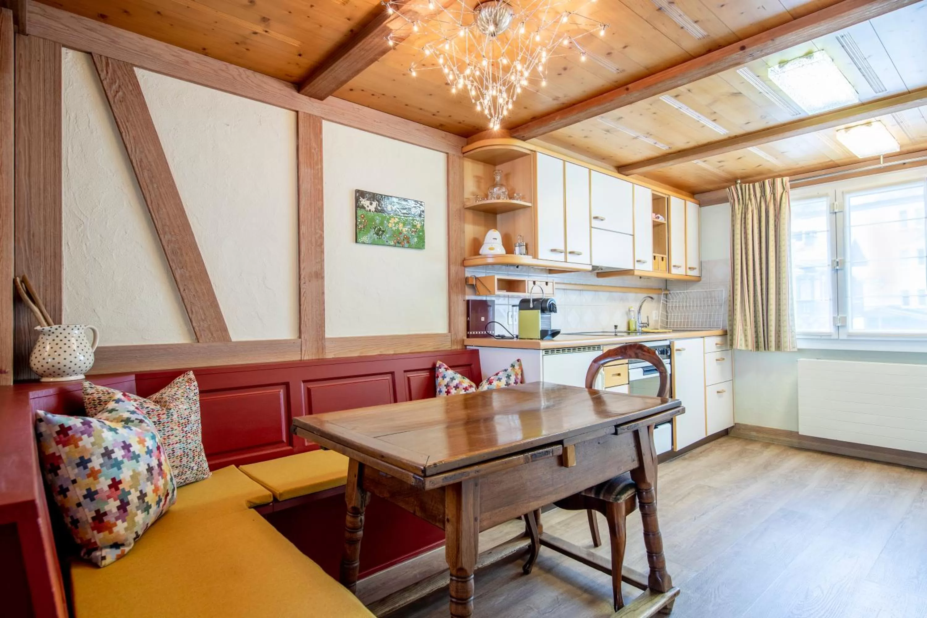Kitchen or kitchenette in Hotel Kreuz & Post Grindelwald