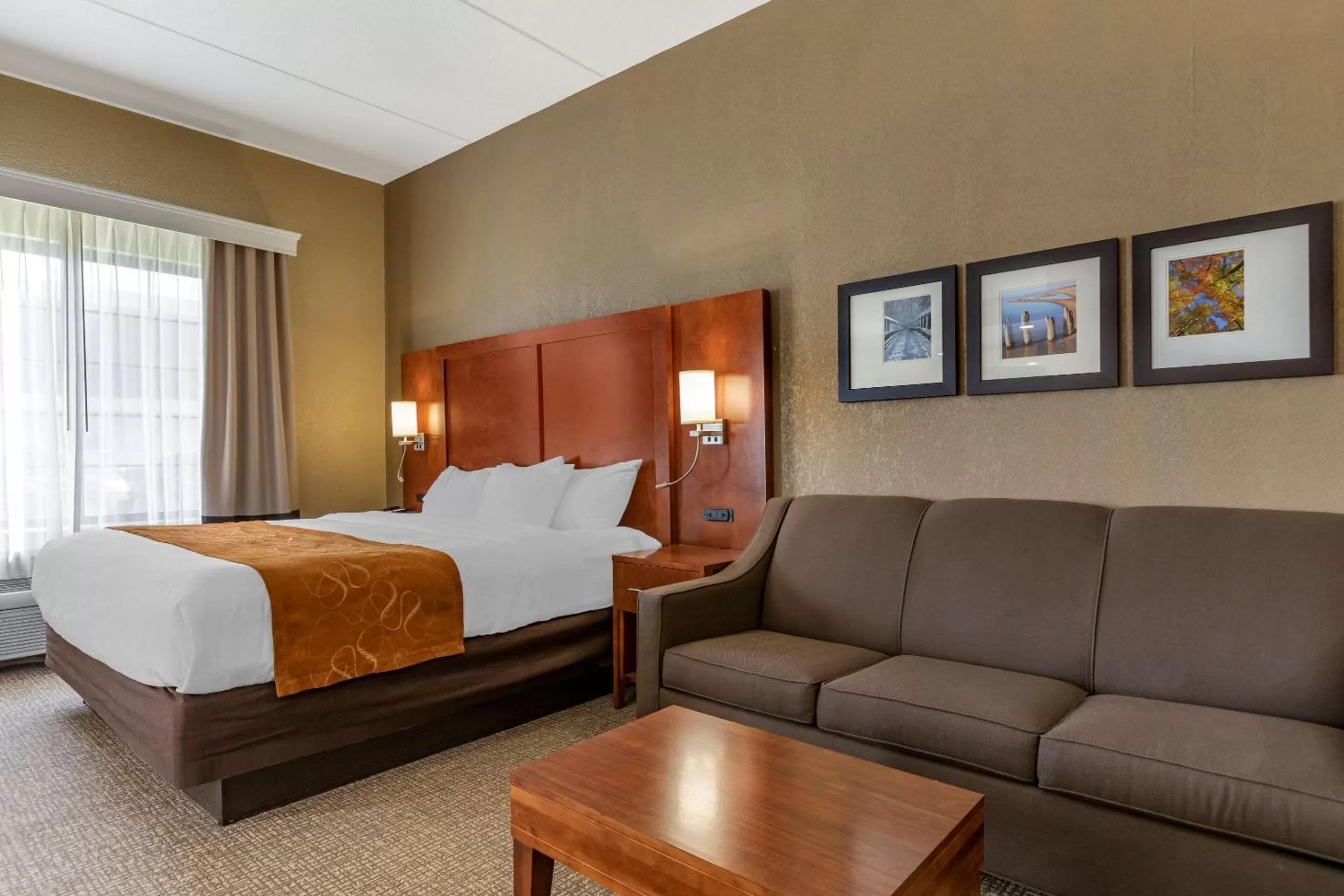 Photo of the whole room, Bed in Comfort Suites Grand Rapids South