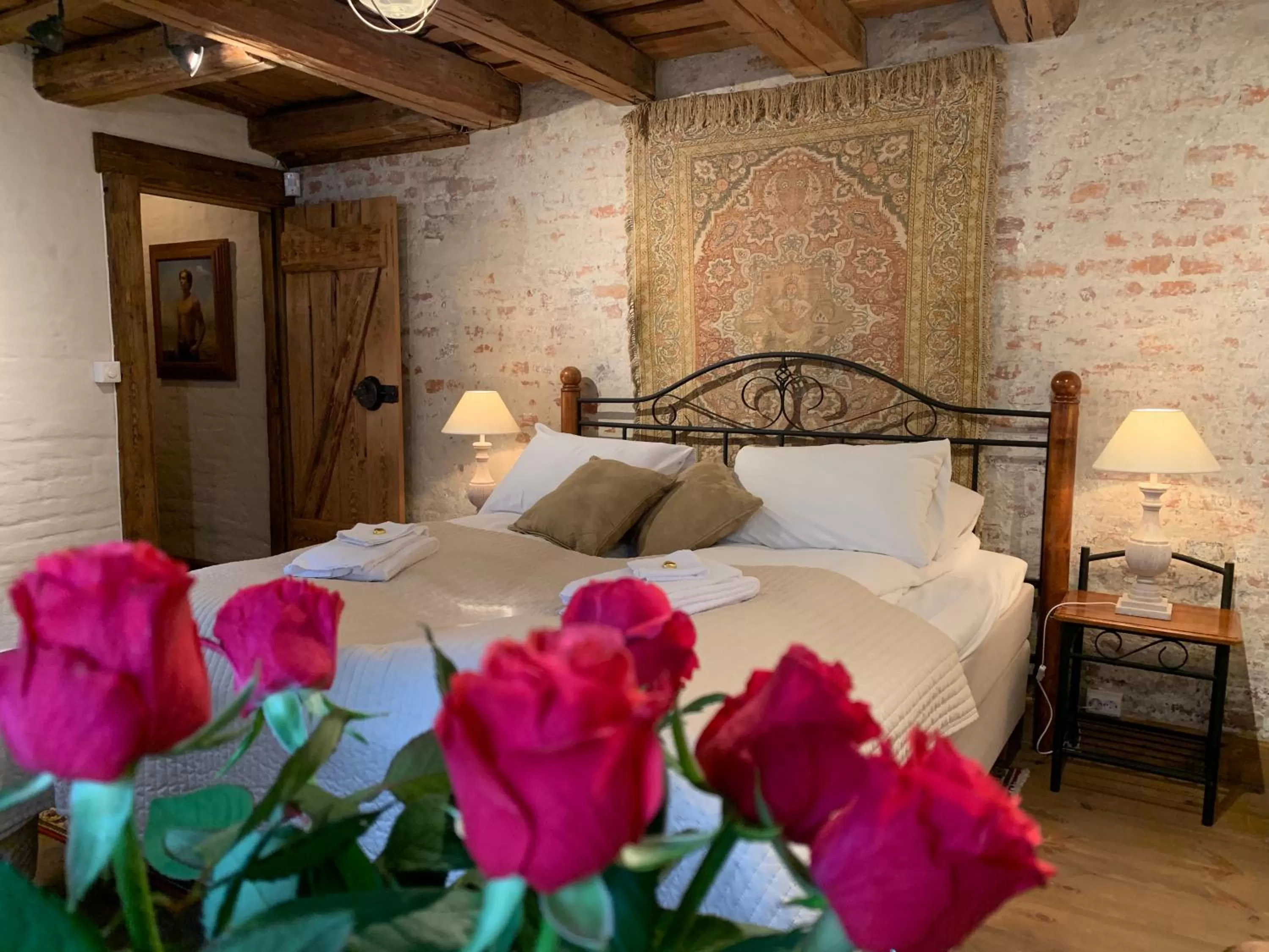 Bedroom, Bed in Gamlebyen Hotell - Fredrikstad