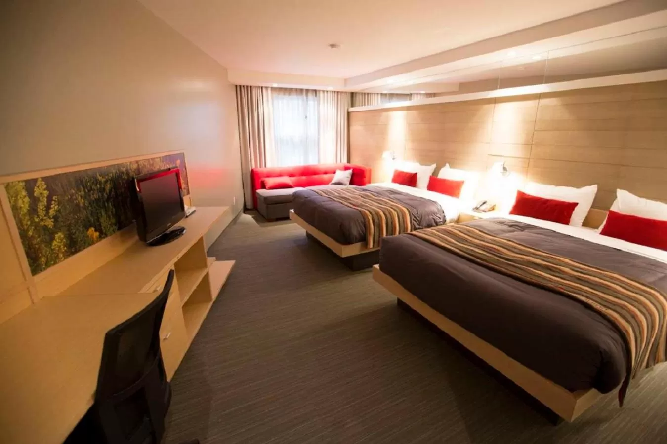 Bed in Gîte du Mont-Albert - Sepaq