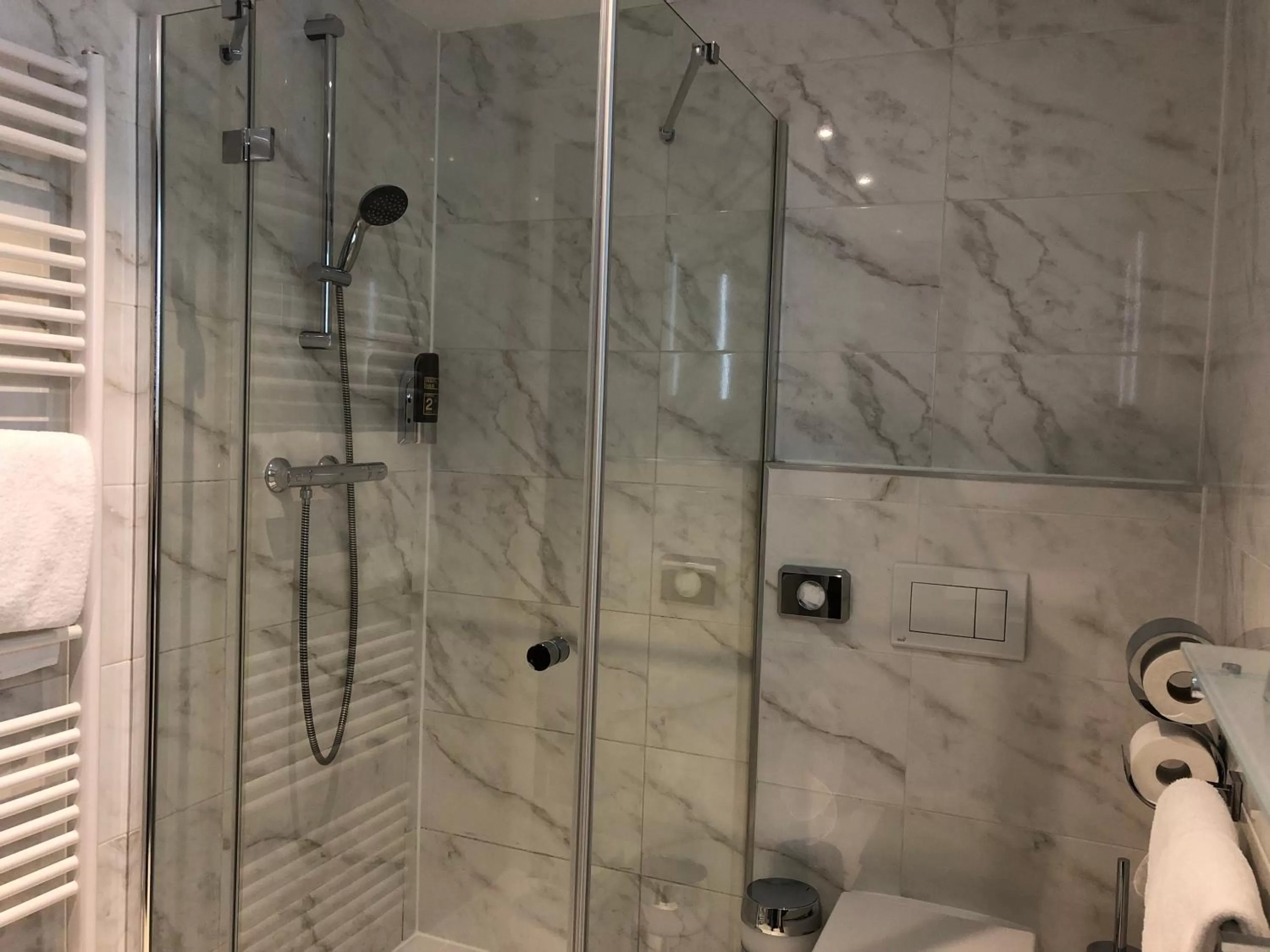 Shower in Hotel König