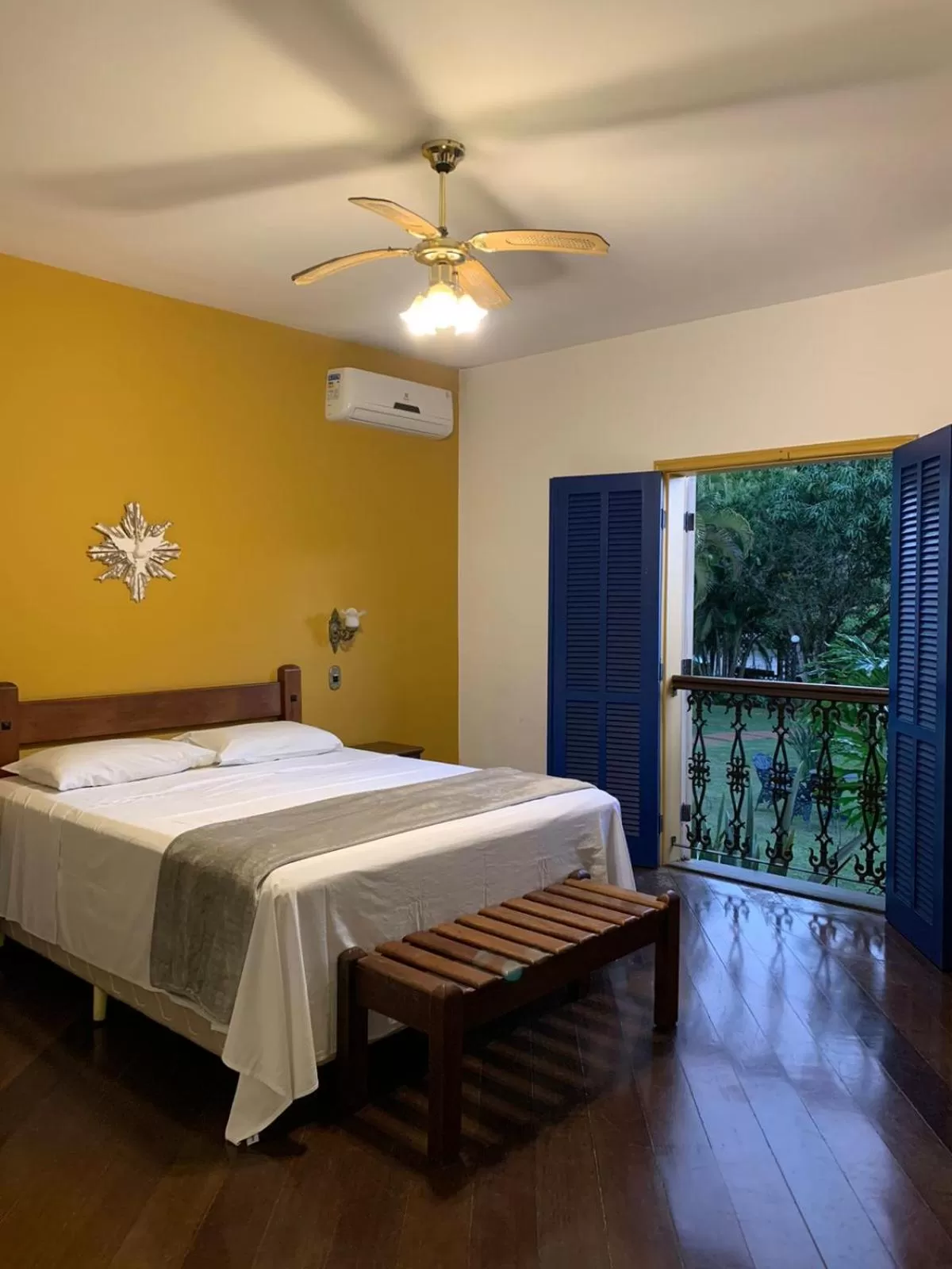 Bed in Pousada Villa Real