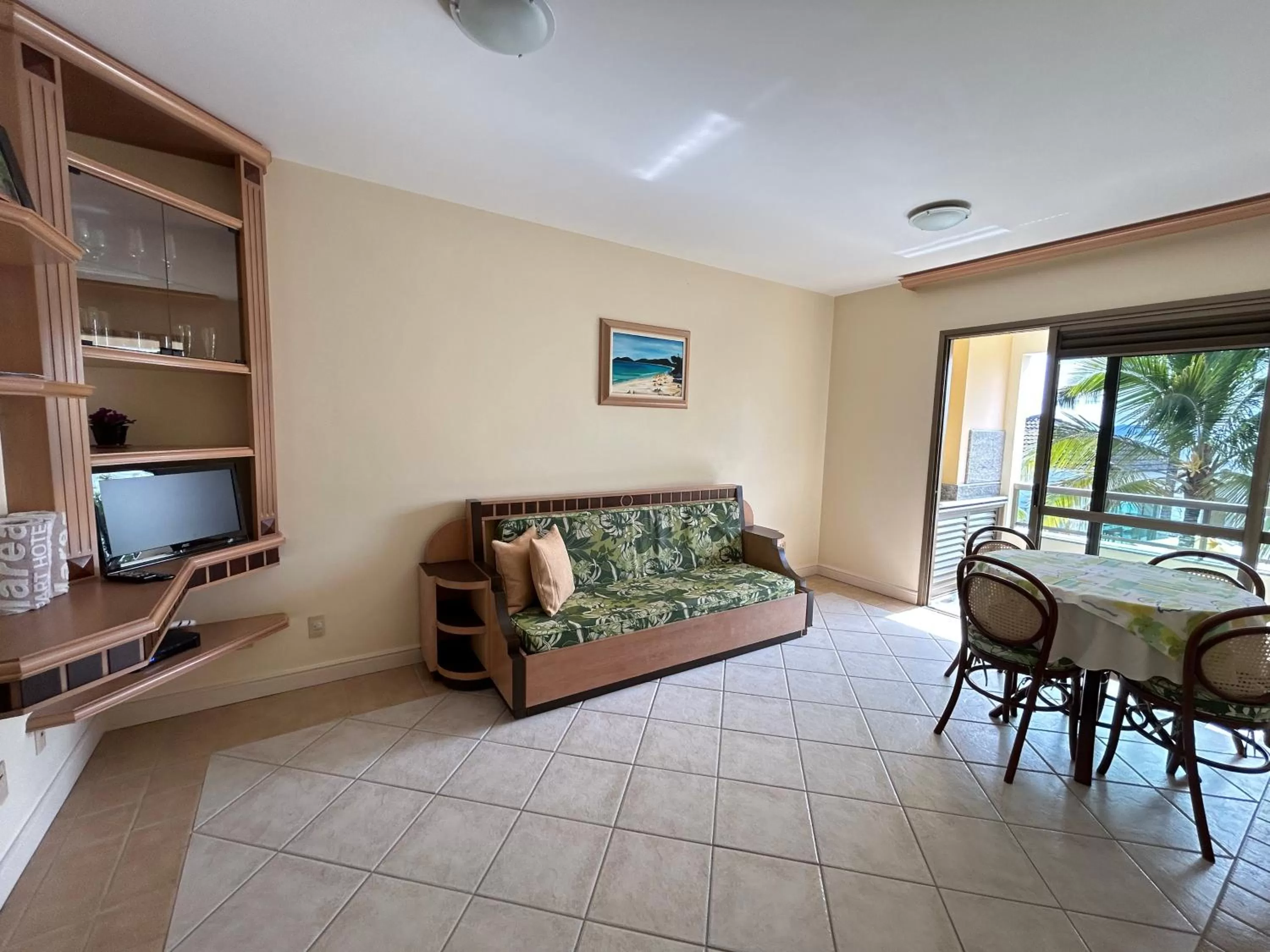 Living room in Golfinhos Apart Hotel