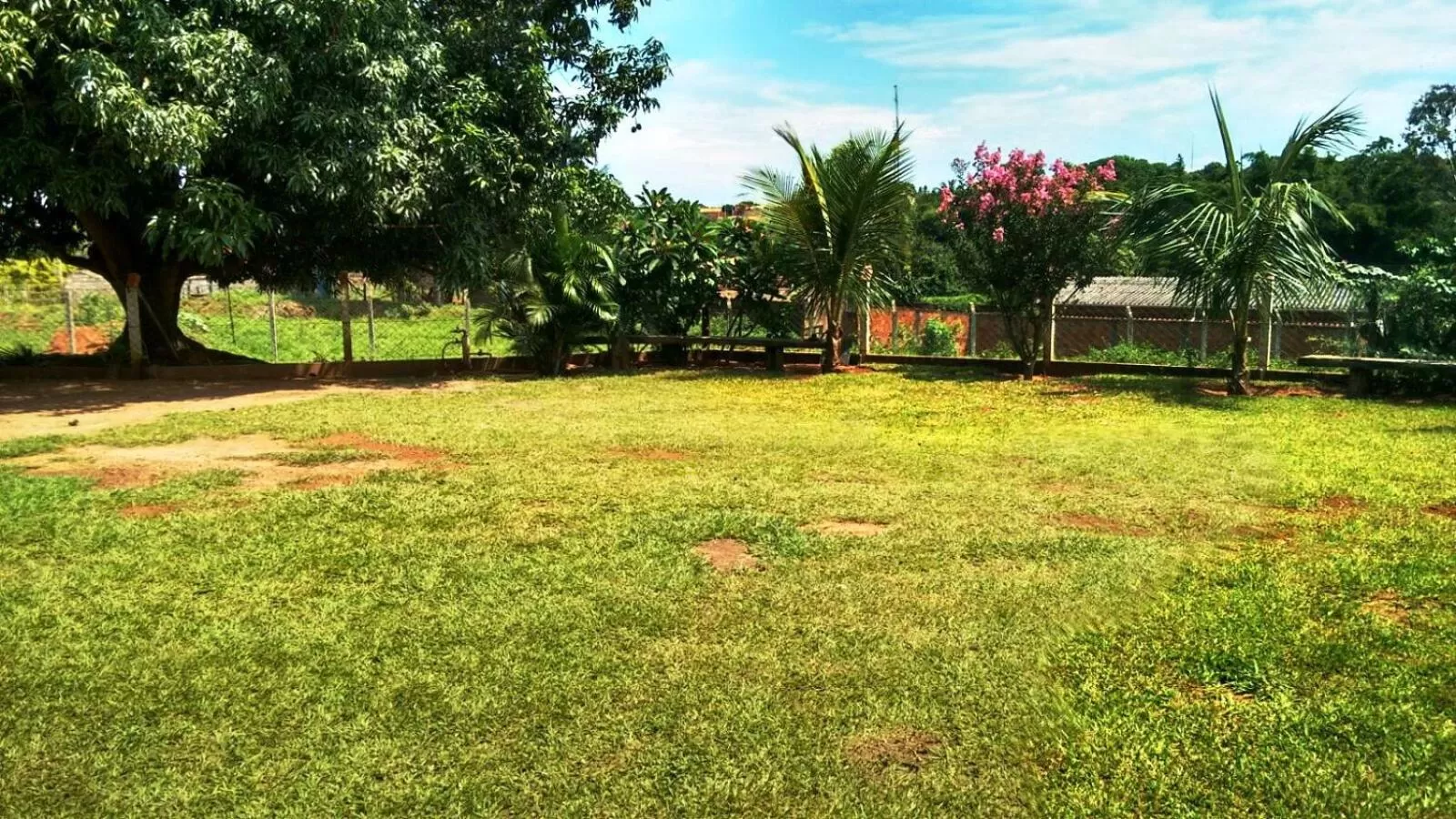 Garden view in Pousada Sorocabana