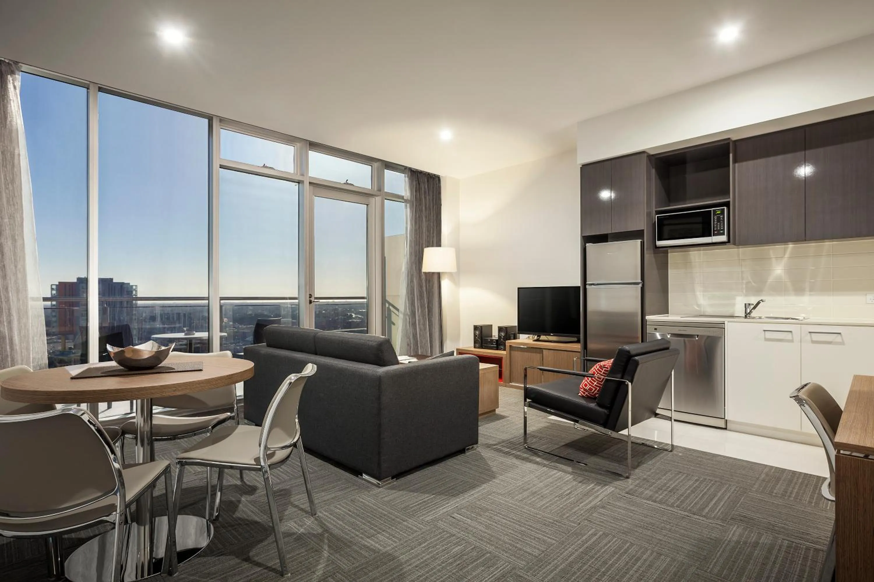 Living room in Quest on Franklin