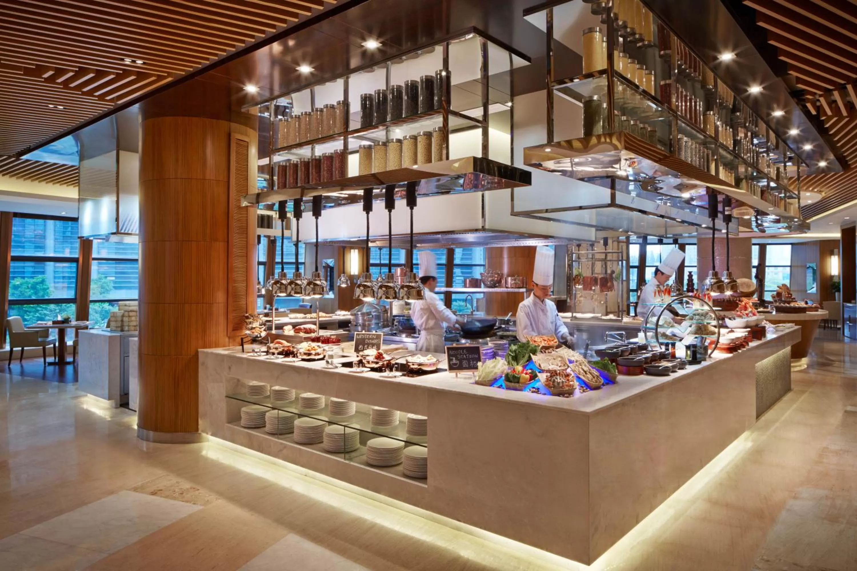 Restaurant/places to eat in Courtyard by Marriott Hangzhou Qianjiang