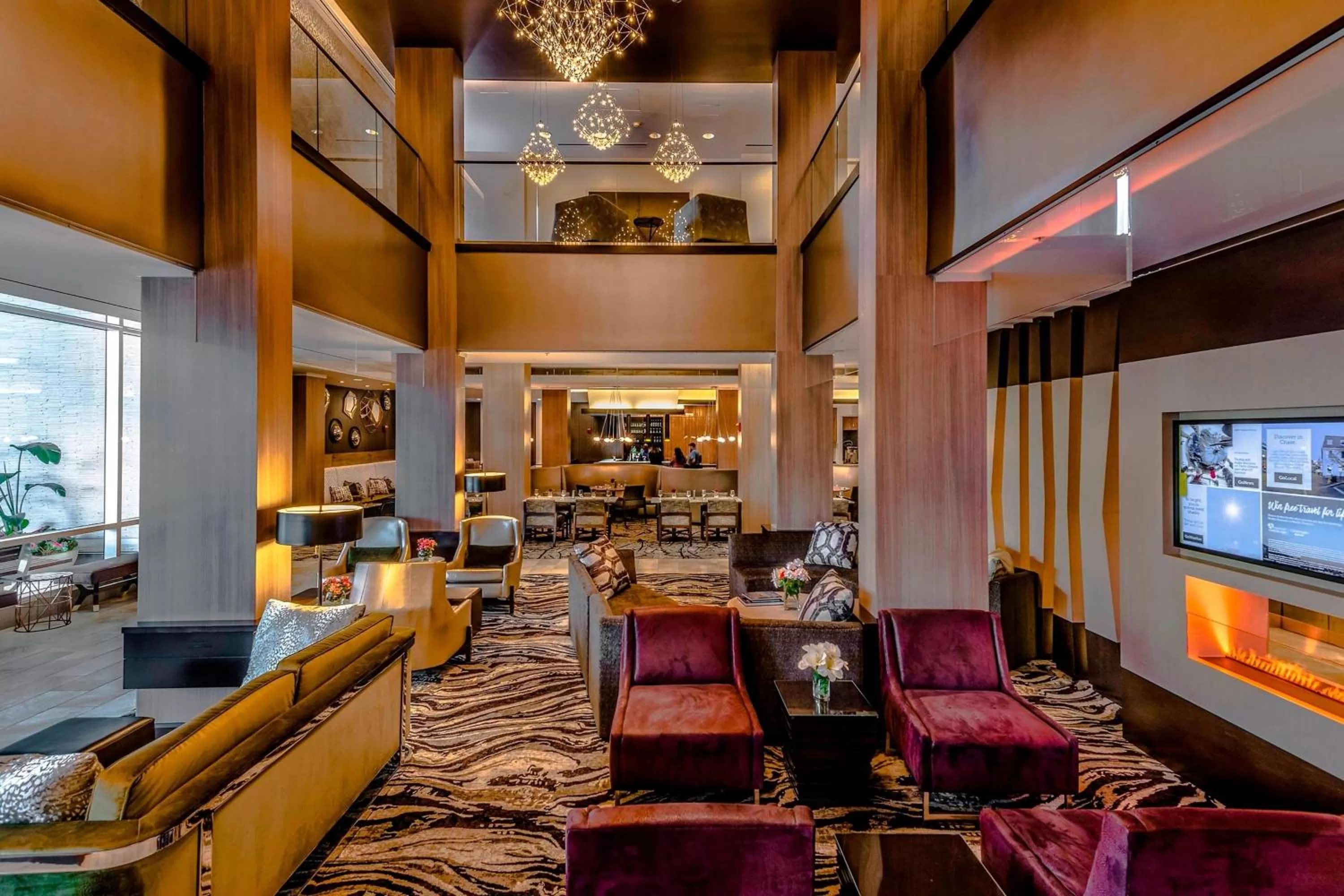 Lobby or reception in Courtyard by Marriott Bethesda Chevy Chase