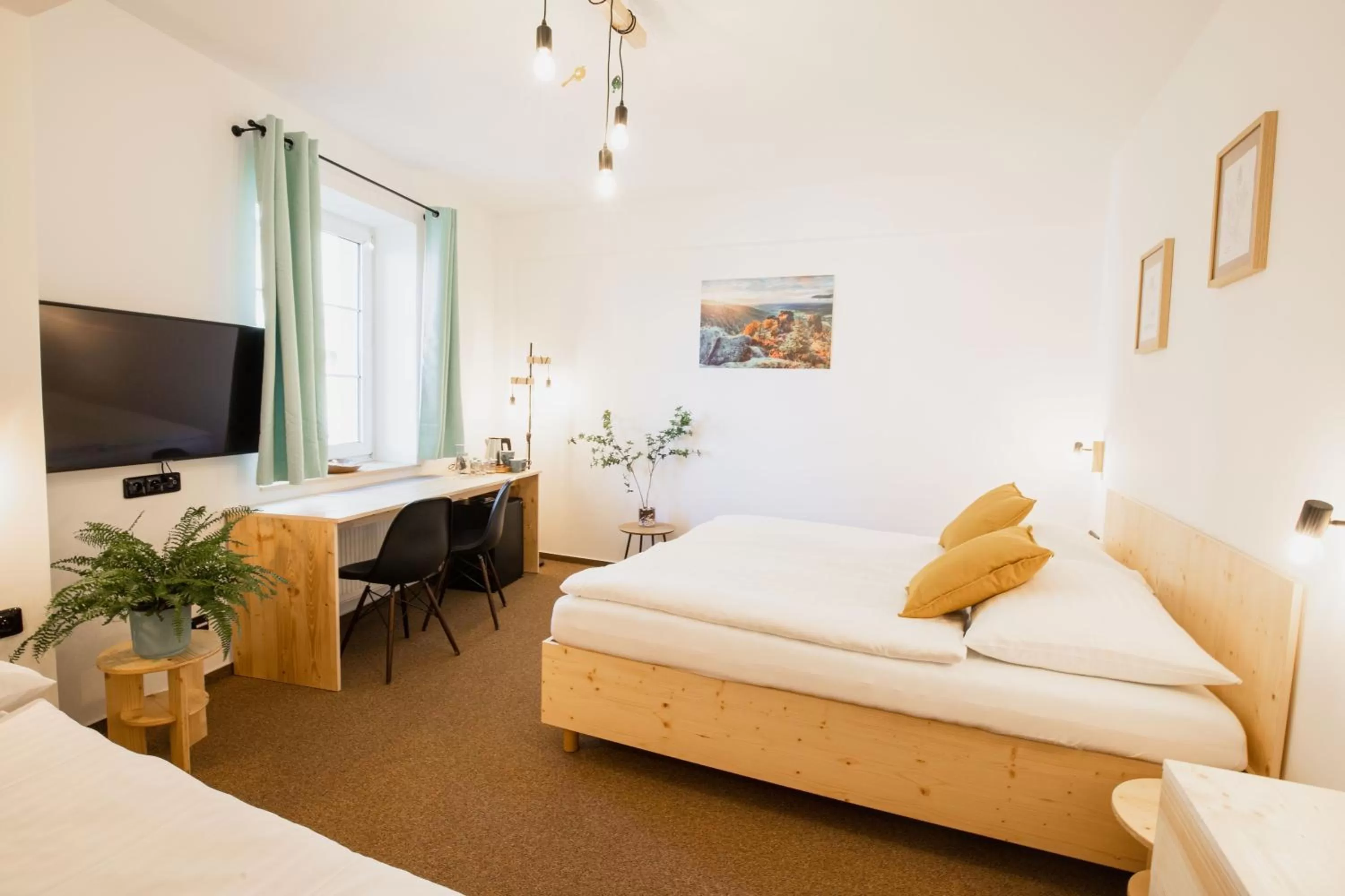 Bed in Hotel Rehavital