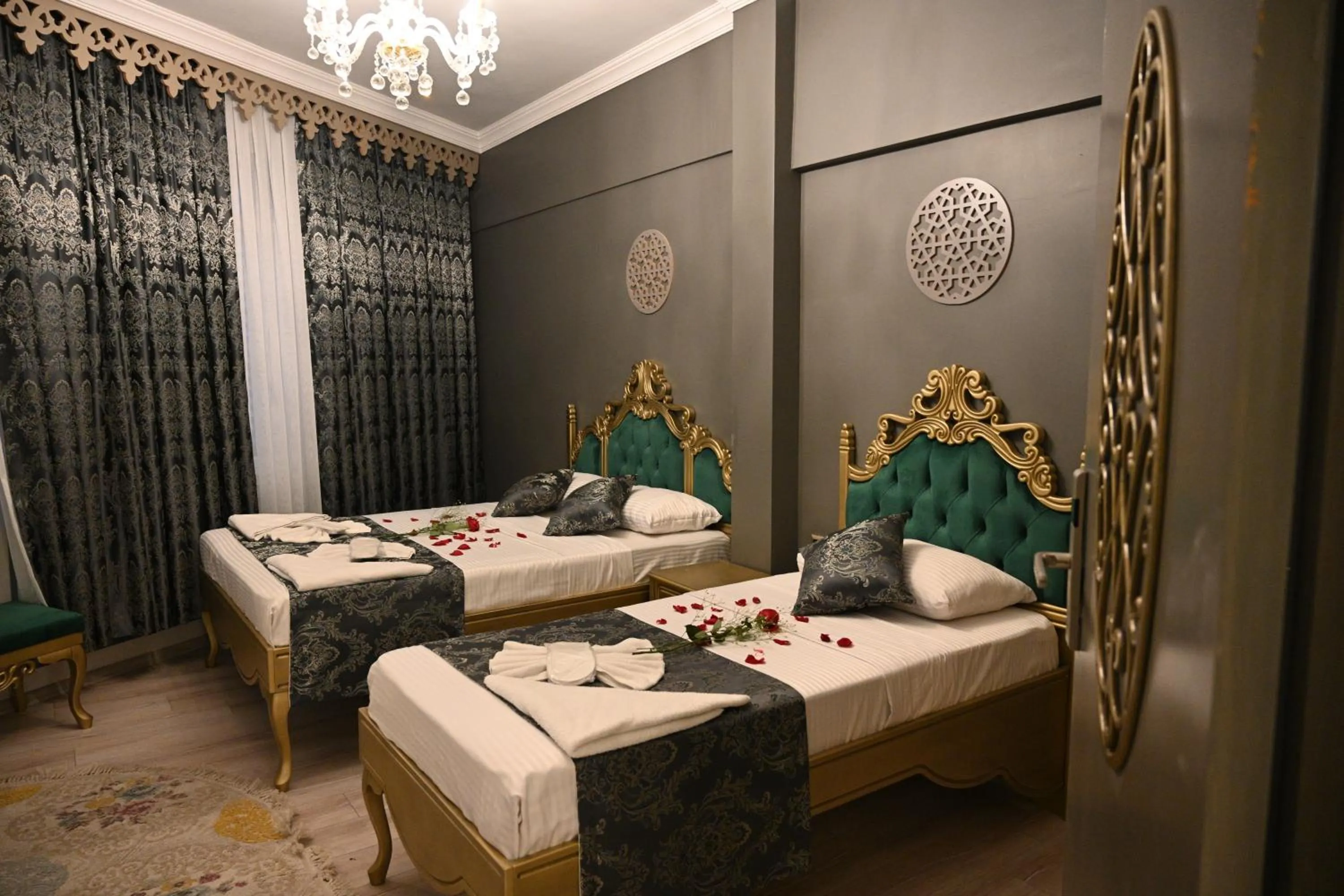 Bed in Ethnica Suites