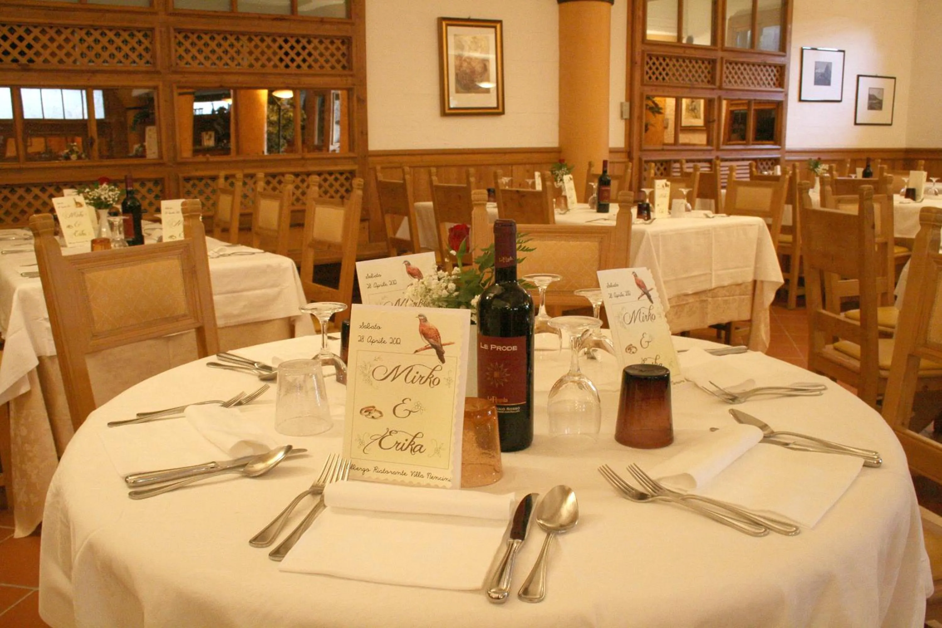 Restaurant/places to eat in Villa Nencini