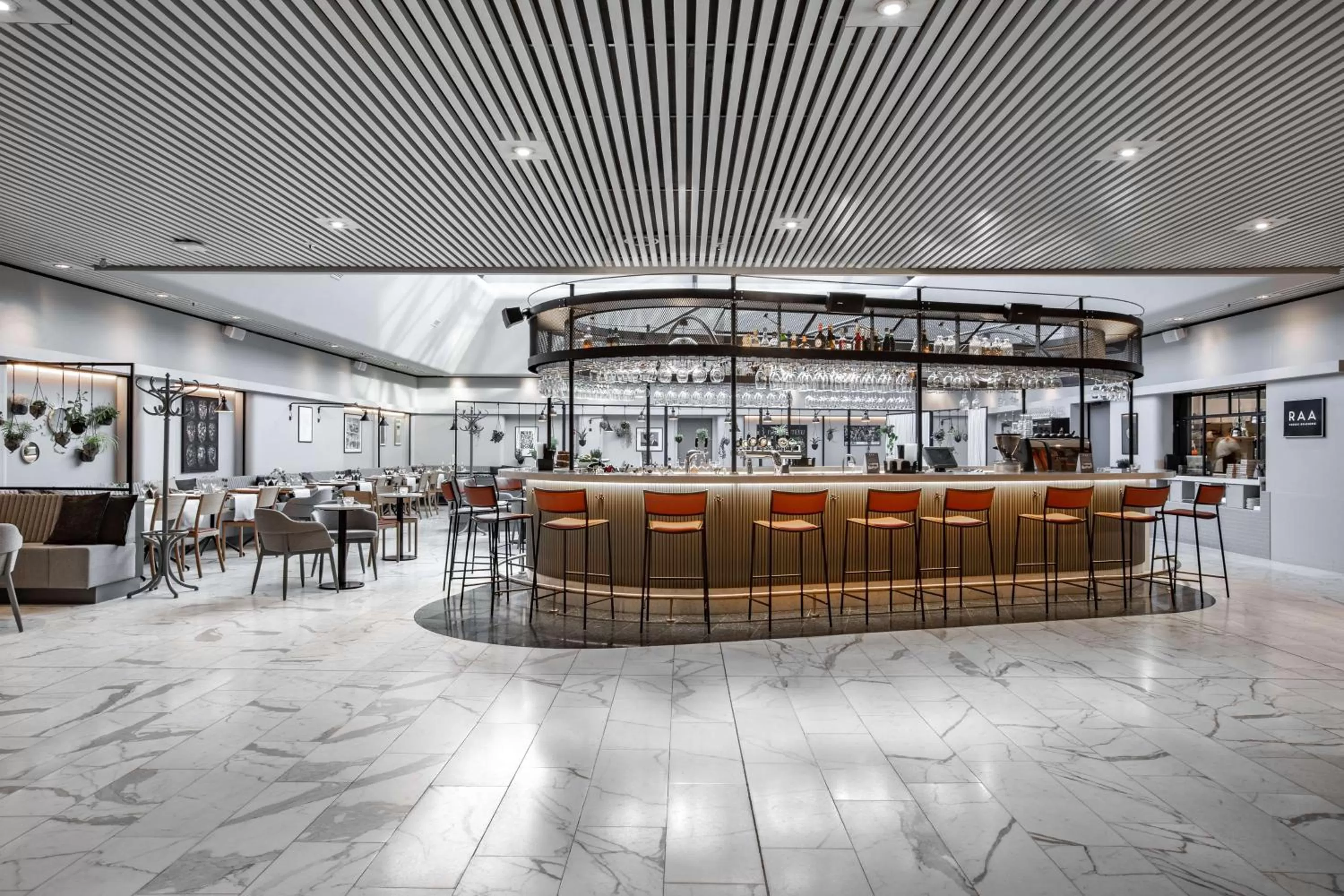 Restaurant/places to eat in Radisson Blu Scandinavia Hotel Aarhus