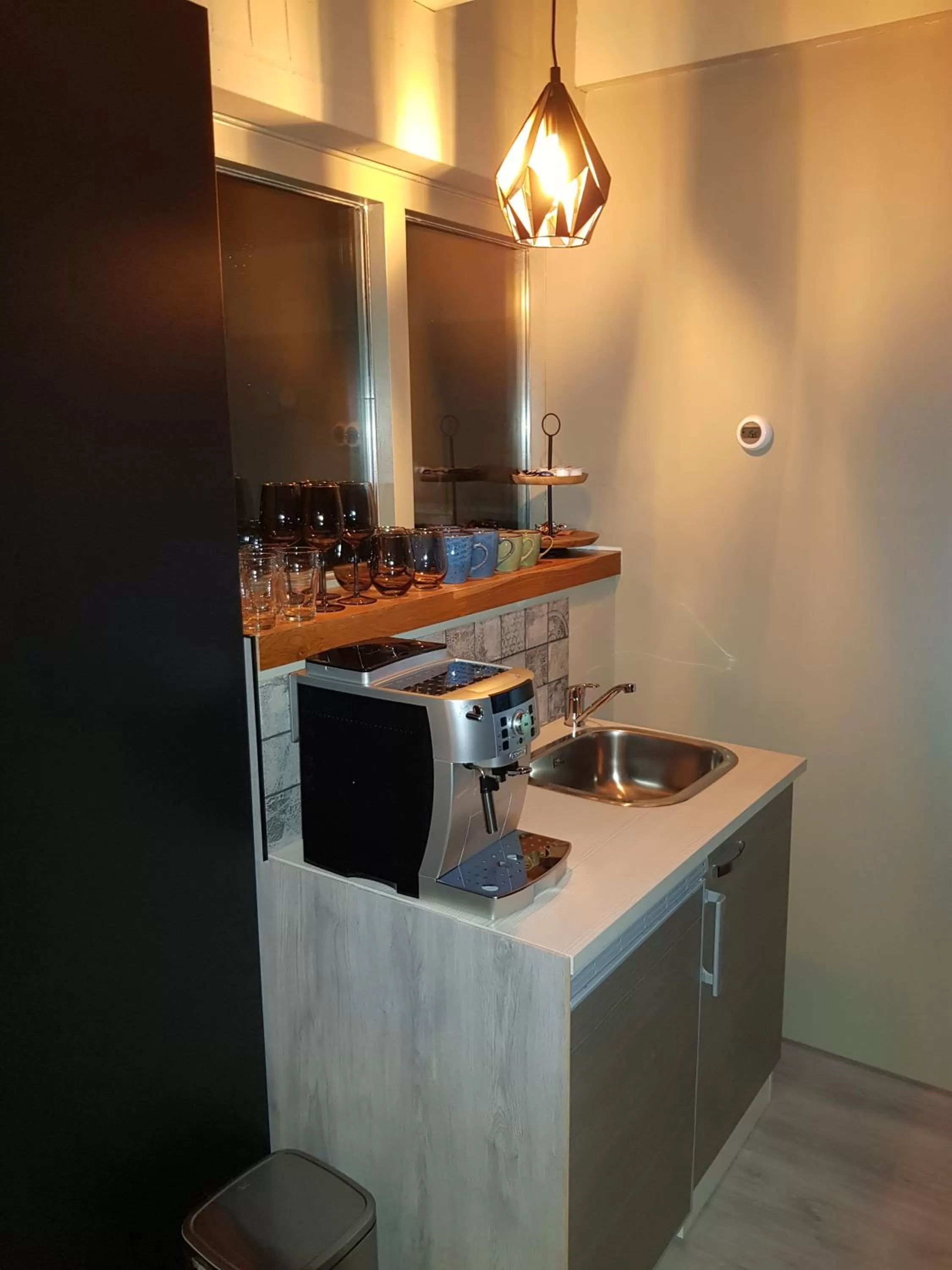 Coffee/tea facilities, Kitchen/Kitchenette in bnbheerhugowaard