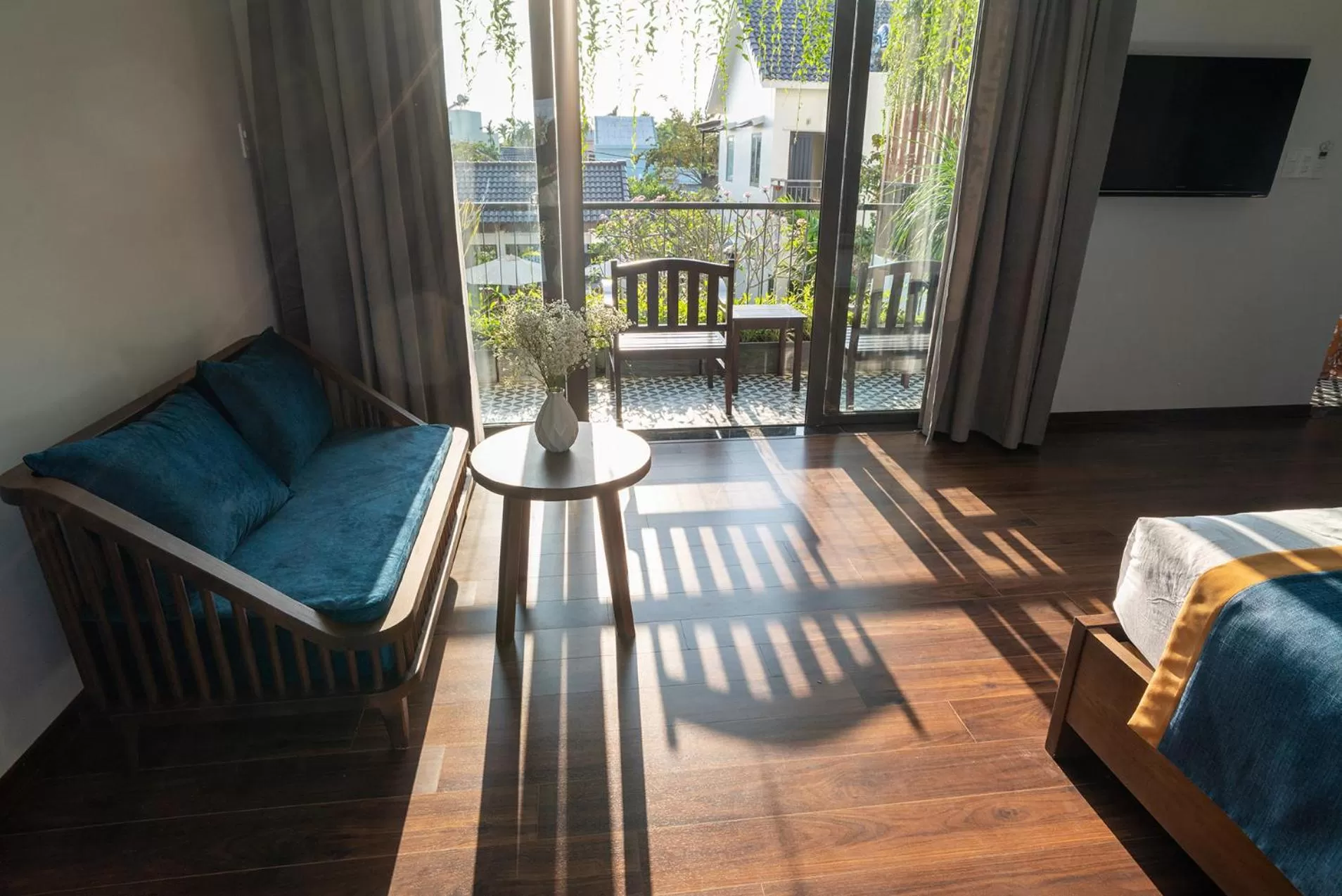 Bed in Coco Island Villa