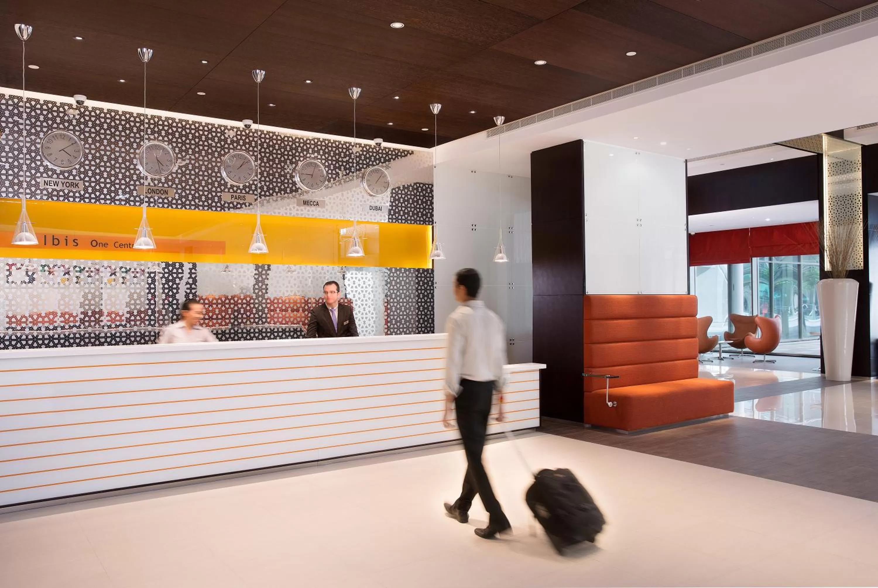 Lobby or reception in ibis Dubai One Central