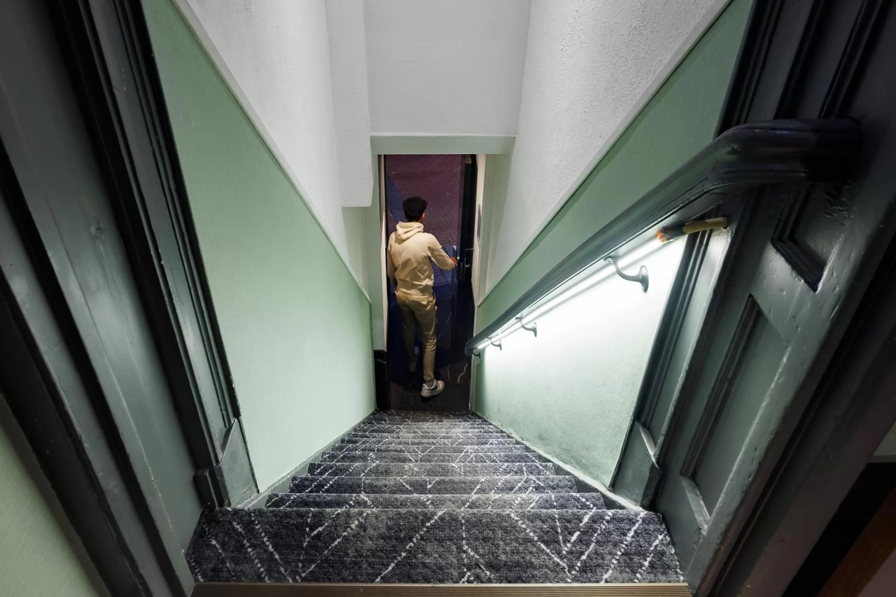 Property building in Ciao Papa Hotel Amsterdam Central Station