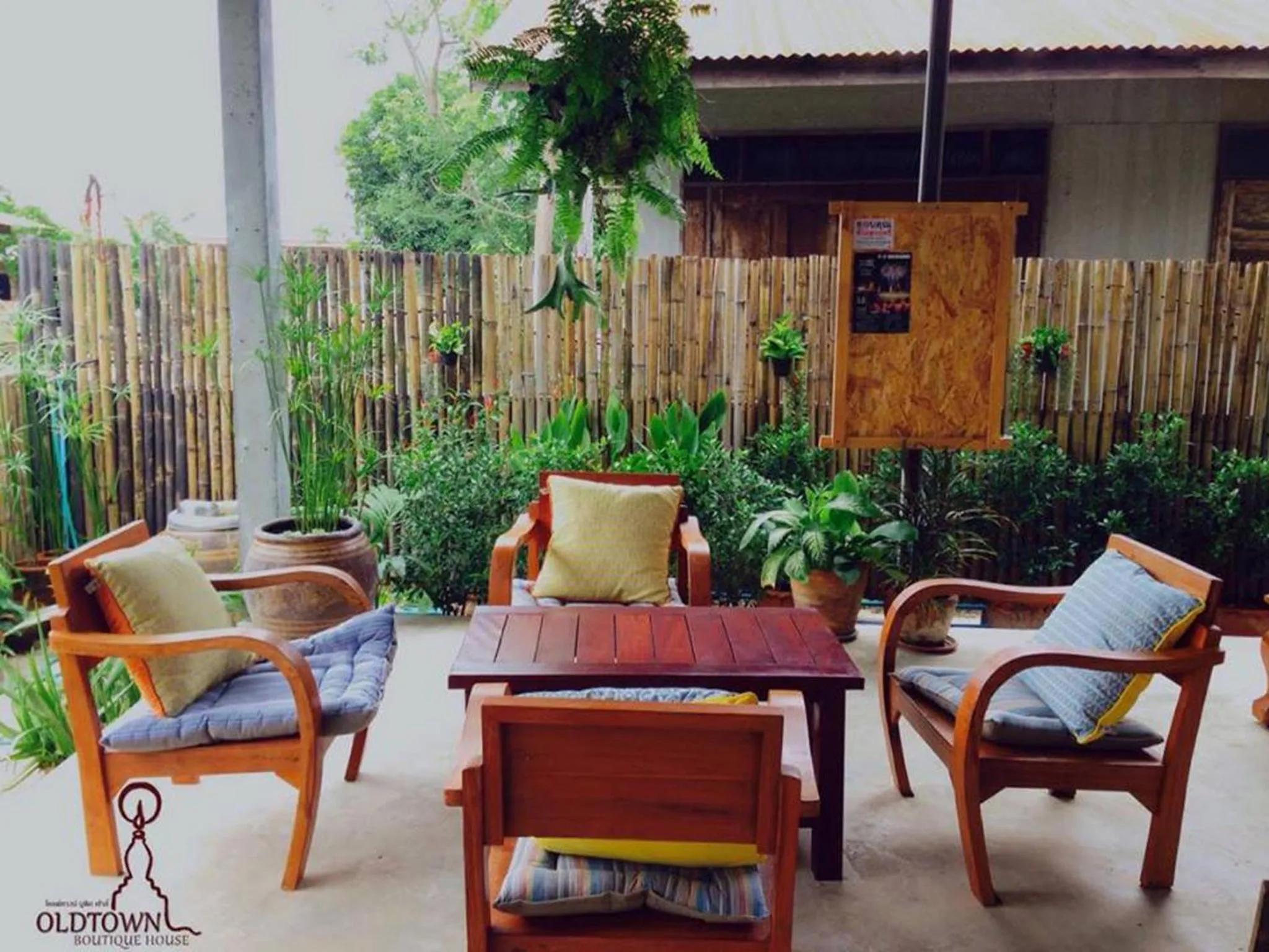 Living room in OldTown Boutique House Sukhothai