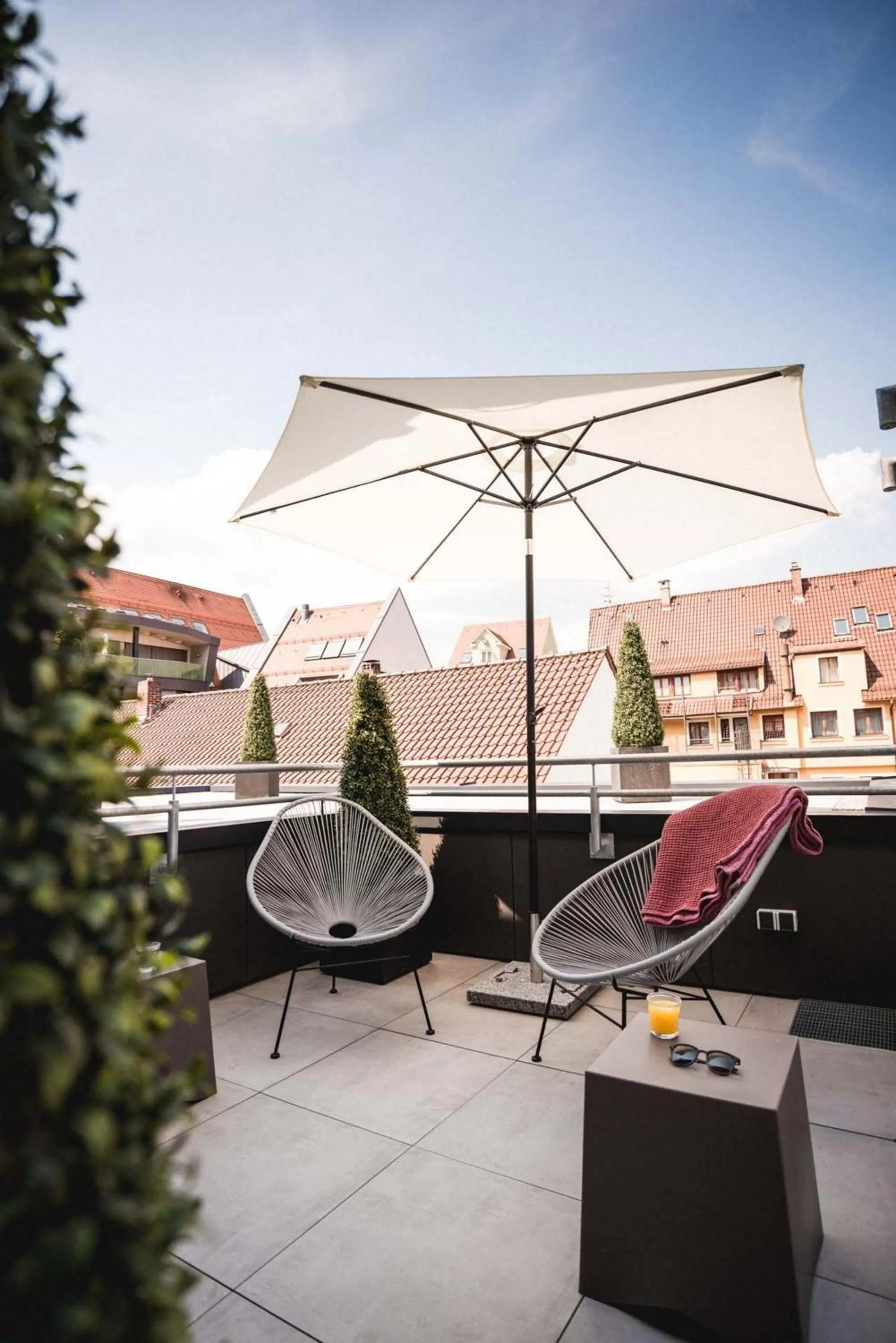 Balcony/Terrace in Ulmer Münster Hotel