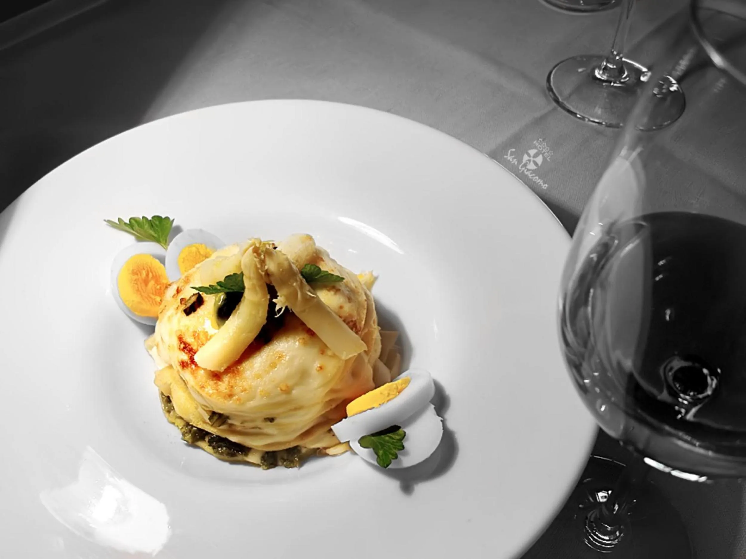 Food close-up in Wine Hotel San Giacomo Activity & Wellness